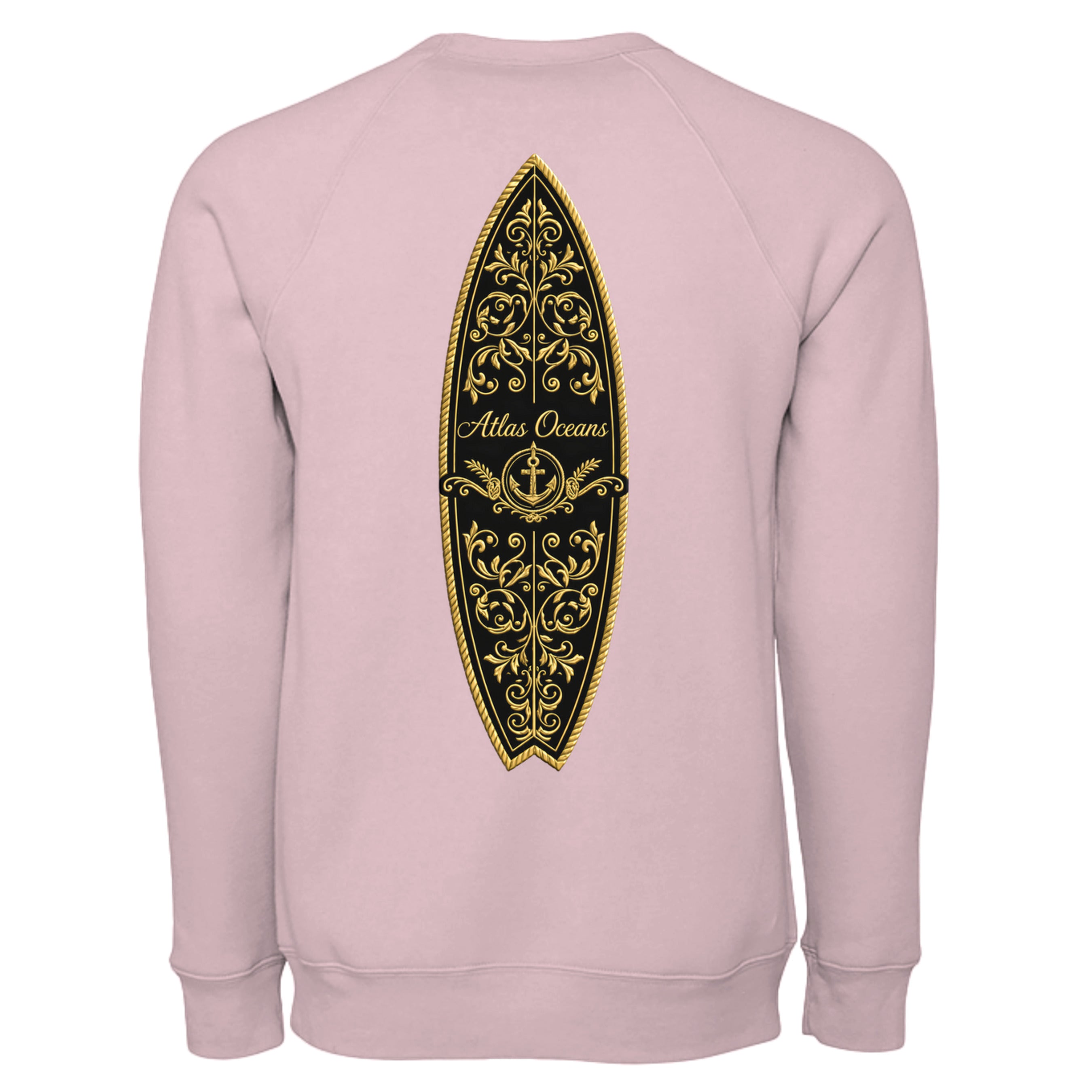 Atlas Oceans Stoked Fleece · Coral Blush · Back