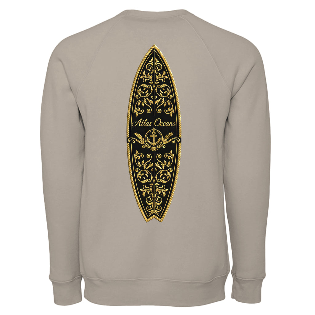 Atlas Oceans Stoked Fleece · Tide Mist · Back