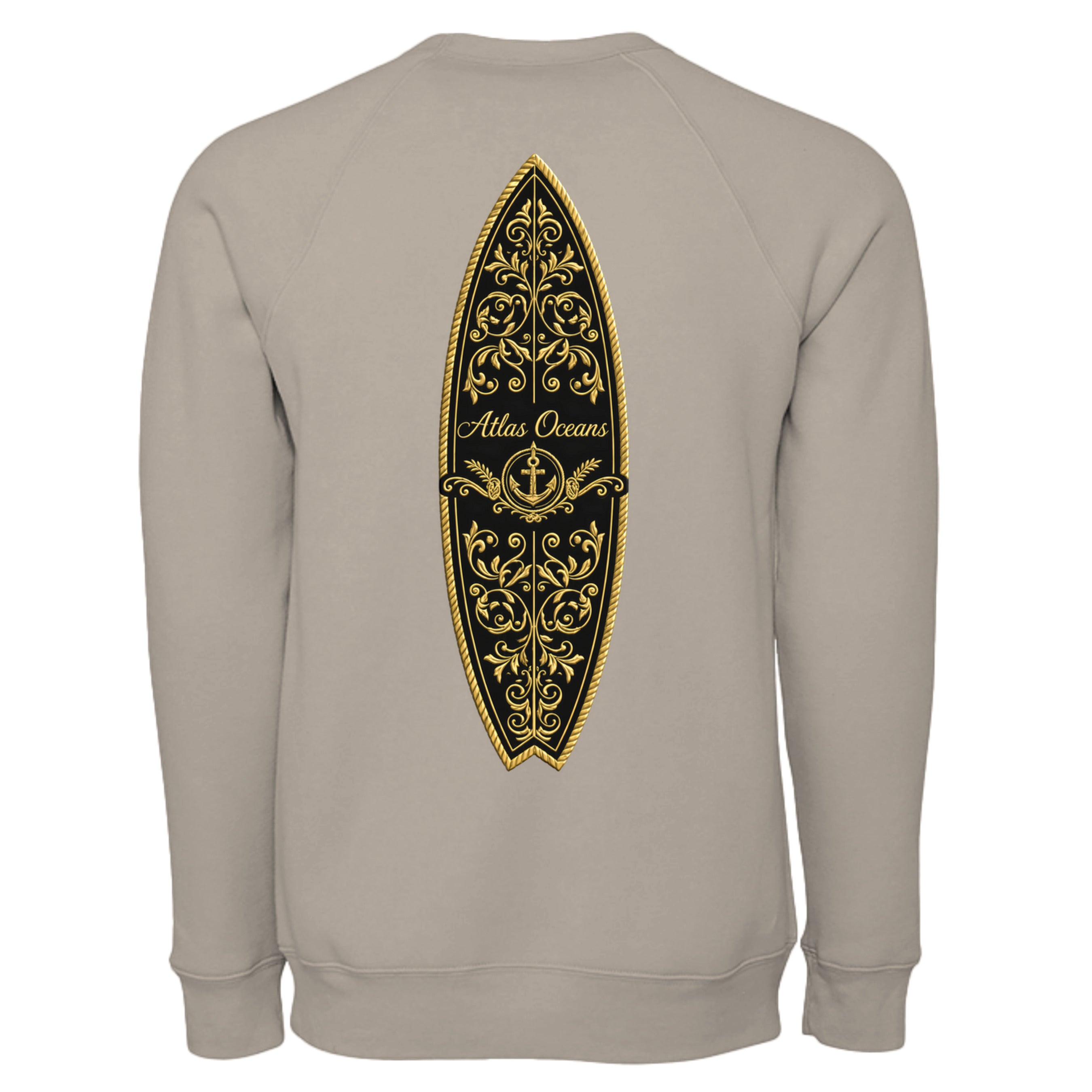 Atlas Oceans Stoked Fleece · Tide Mist · Back