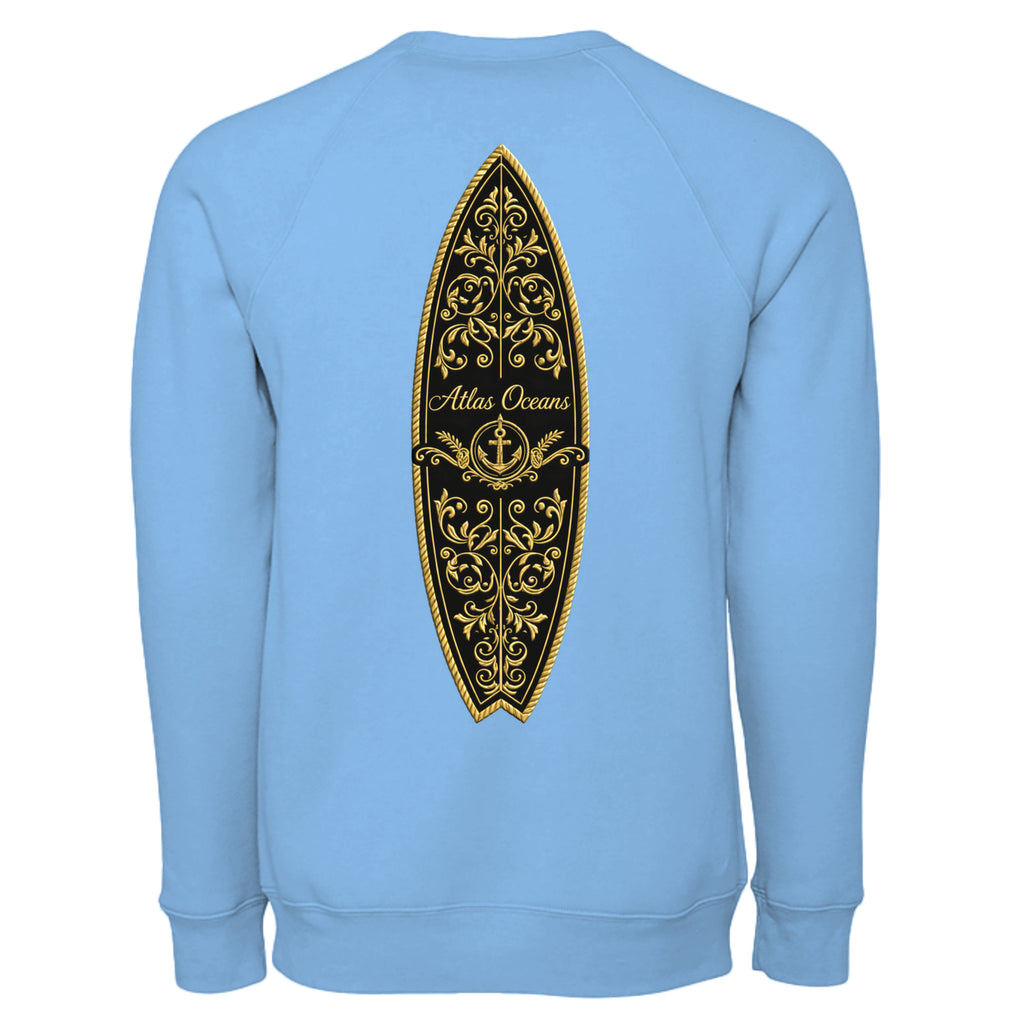 Atlas Oceans Stoked Fleece · Coastal Neritic · Back