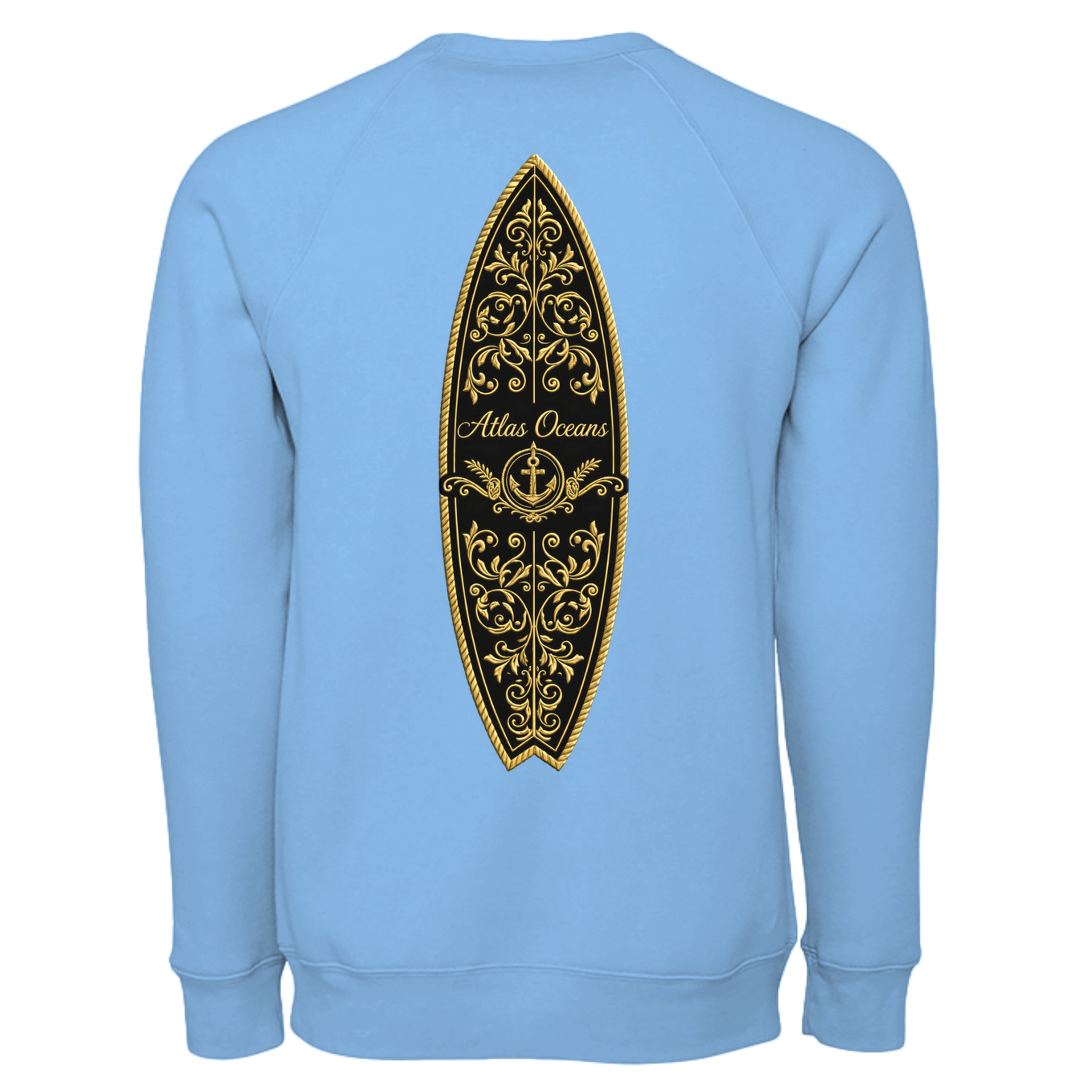 Atlas Oceans Stoked Fleece · Coastal Neritic · Back