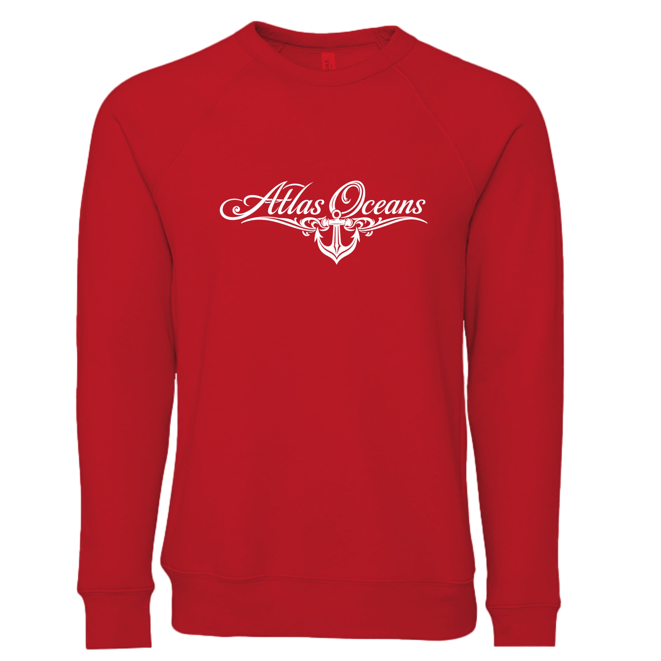Atlas Oceans Stoked Fleece · Reef Red · Front
