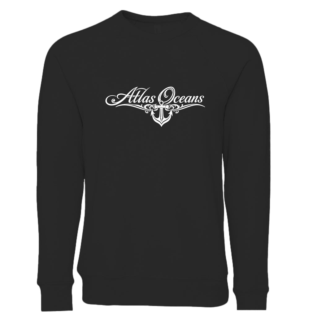 Atlas Oceans Stoked Fleece · Midnight Black · Front