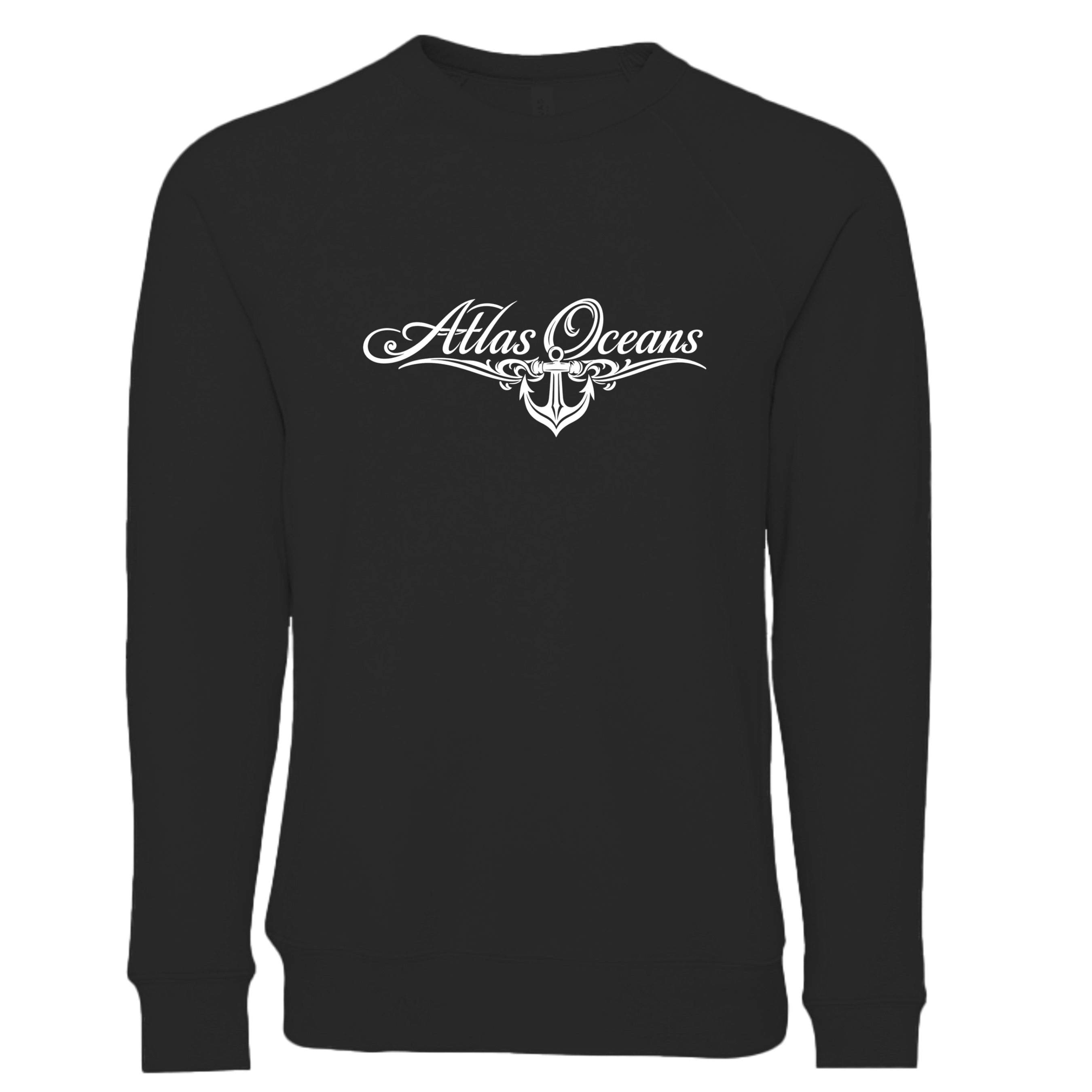 Atlas Oceans Stoked Fleece · Midnight Black · Front