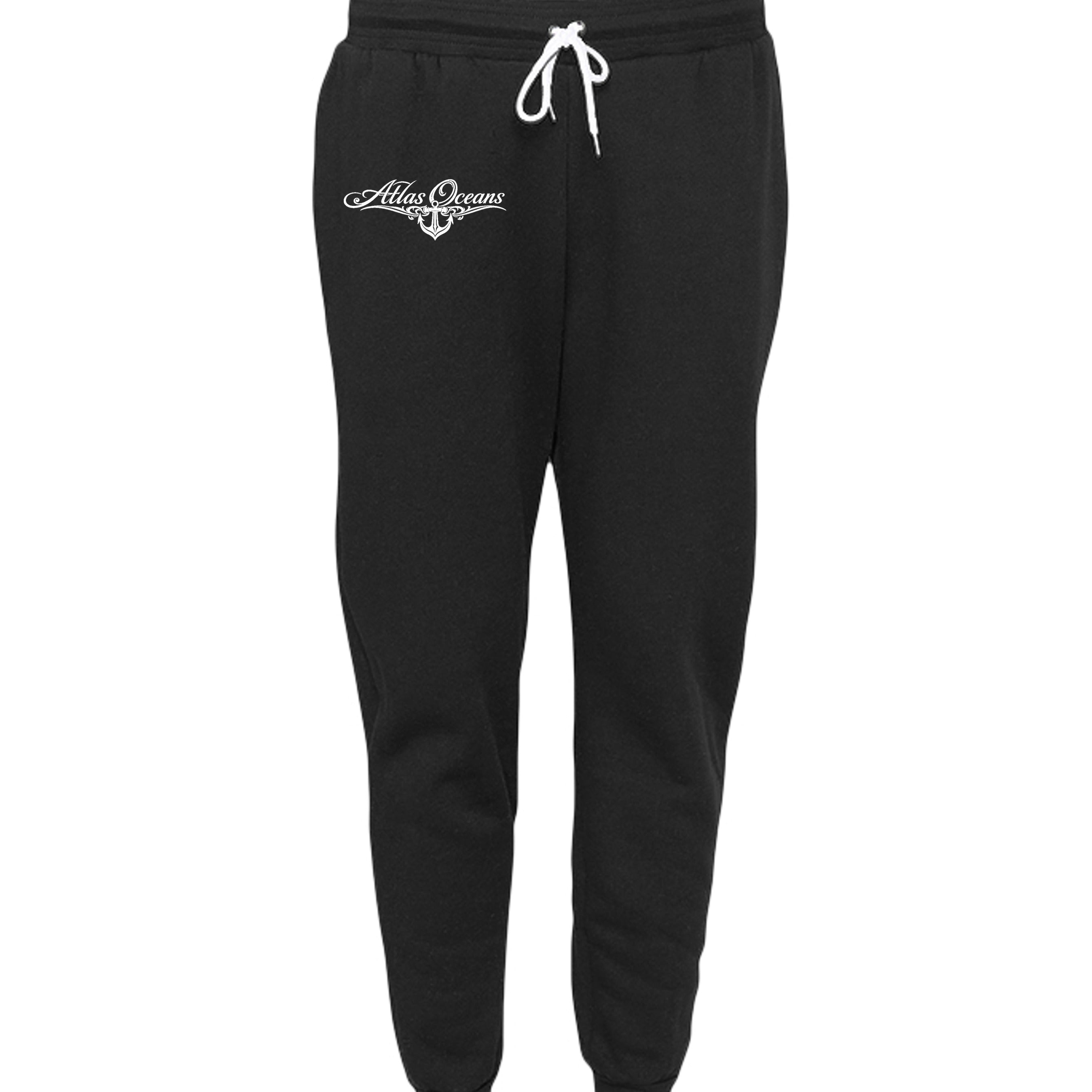 Atlas Oceans Sunset Joggers · Midnight Black · Front