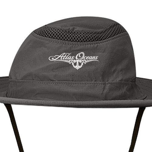 Atlas Oceans Cloudy UV Hat · Marina Pearl · Front