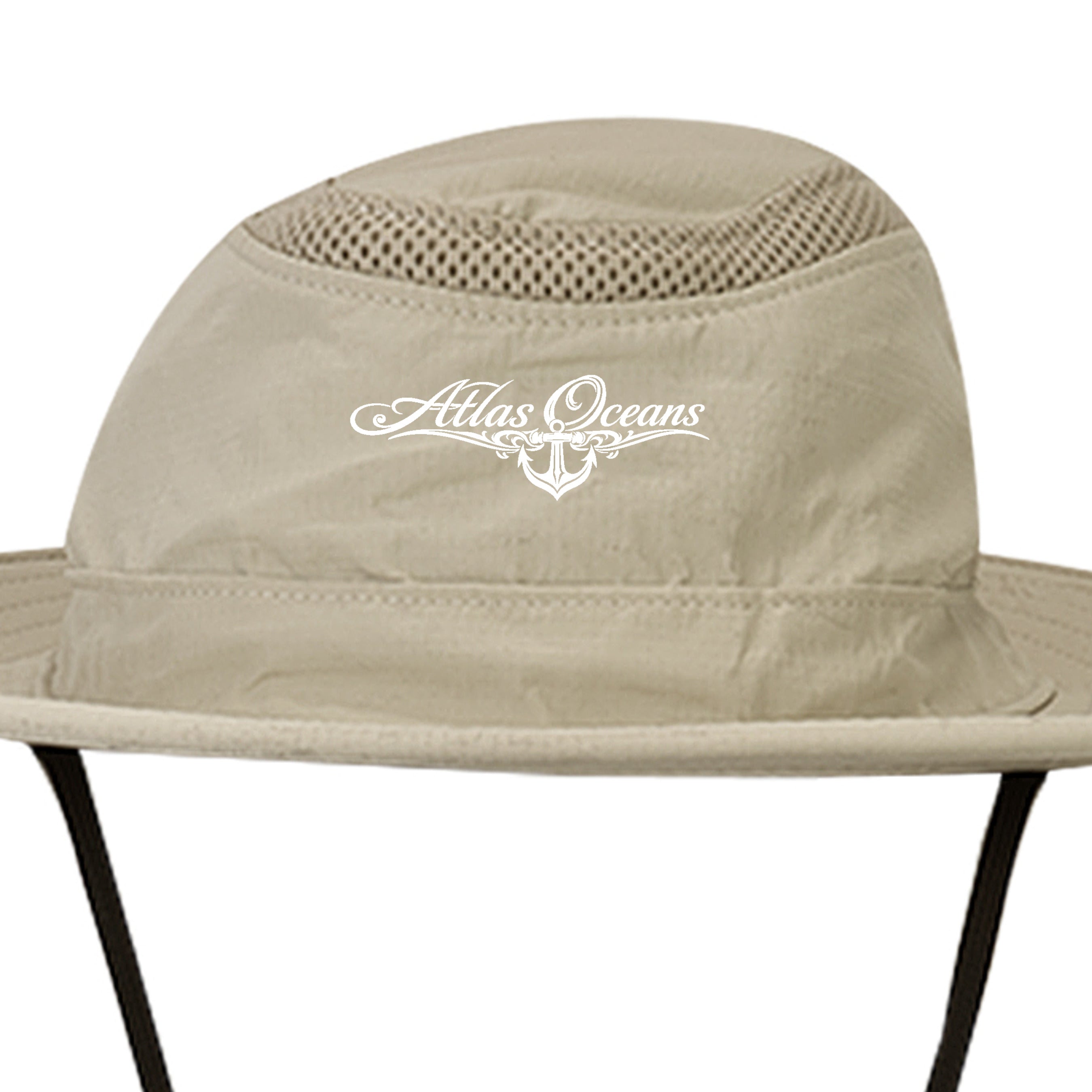 Atlas Oceans Cloudy UV Hat · Reef Stone · Front