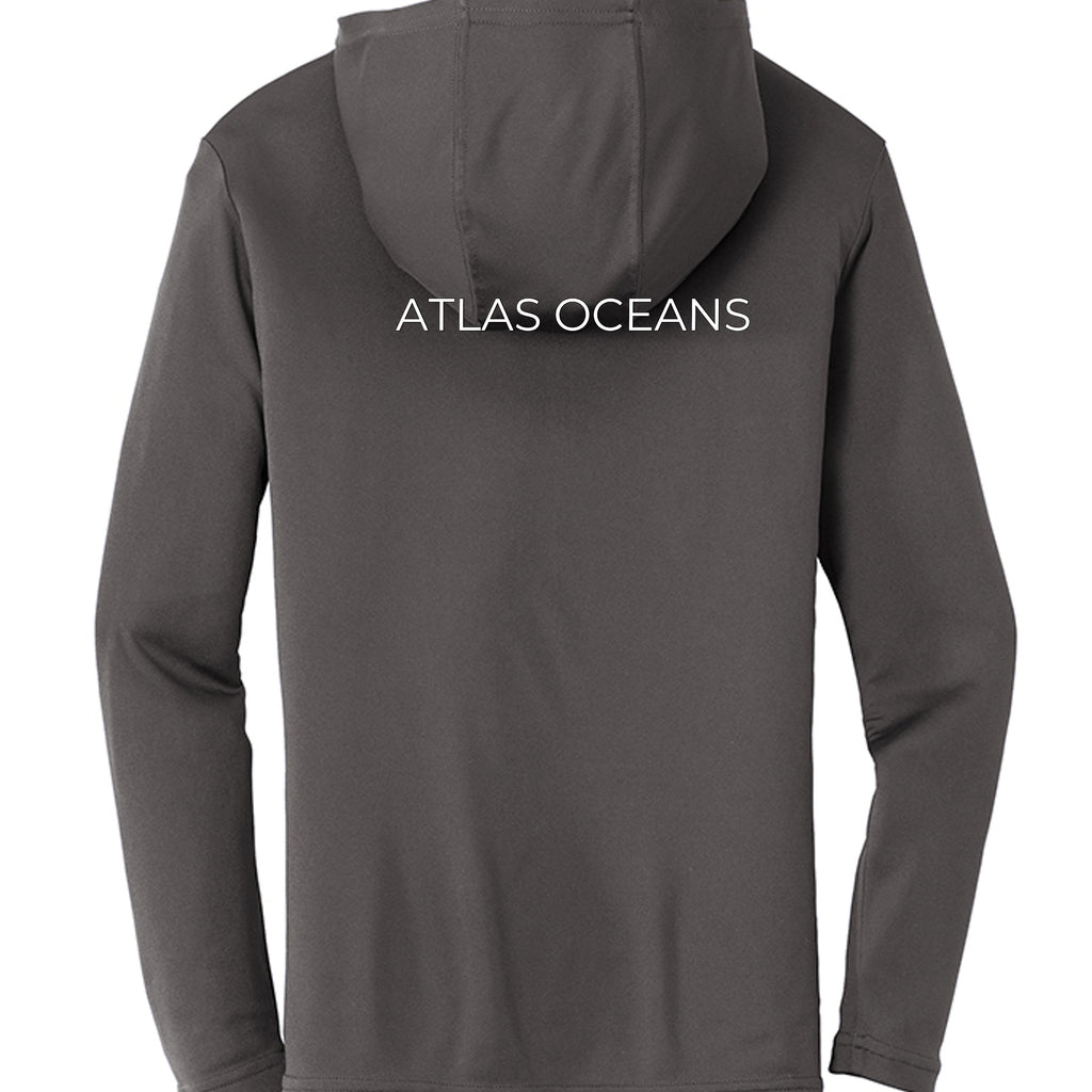 Atlas Oceans Boarding Ticket Men's Hoodie · Storm Cove · Back