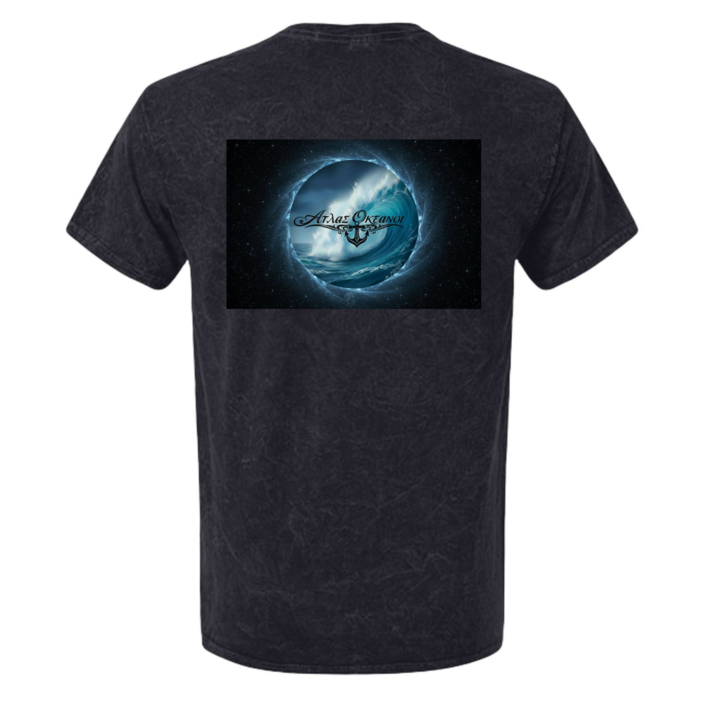 Atlas Oceans Full Moon Tee · Tide Black · Back