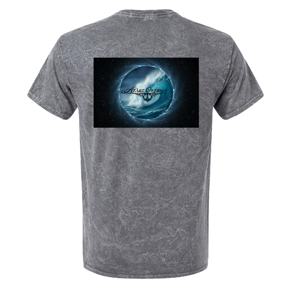 Atlas Oceans Full Moon Tee · Driftwood Grey · Back