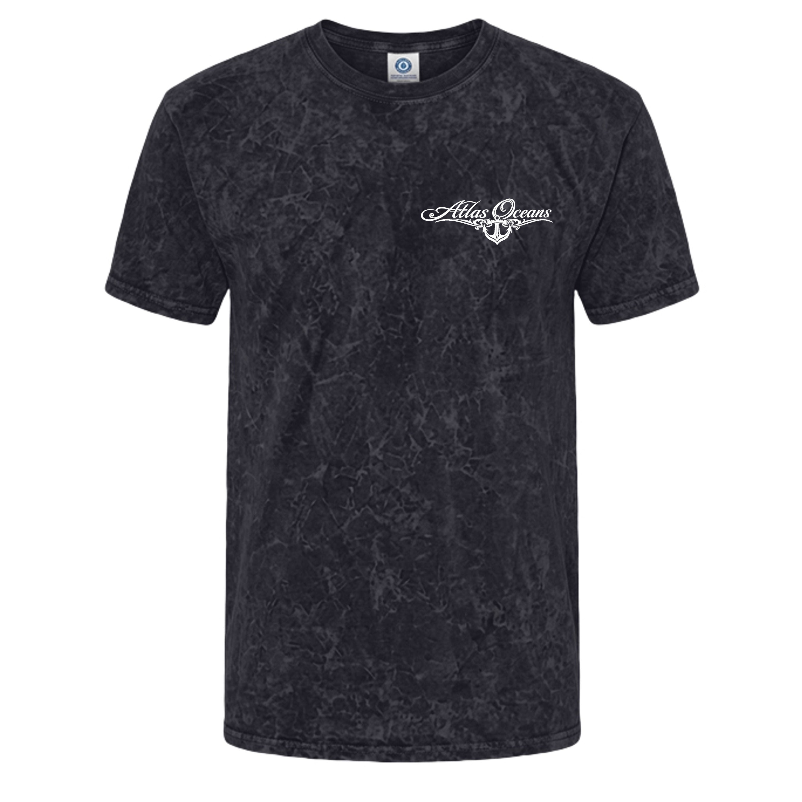 Atlas Oceans Full Moon Tee · Tide Black · Front