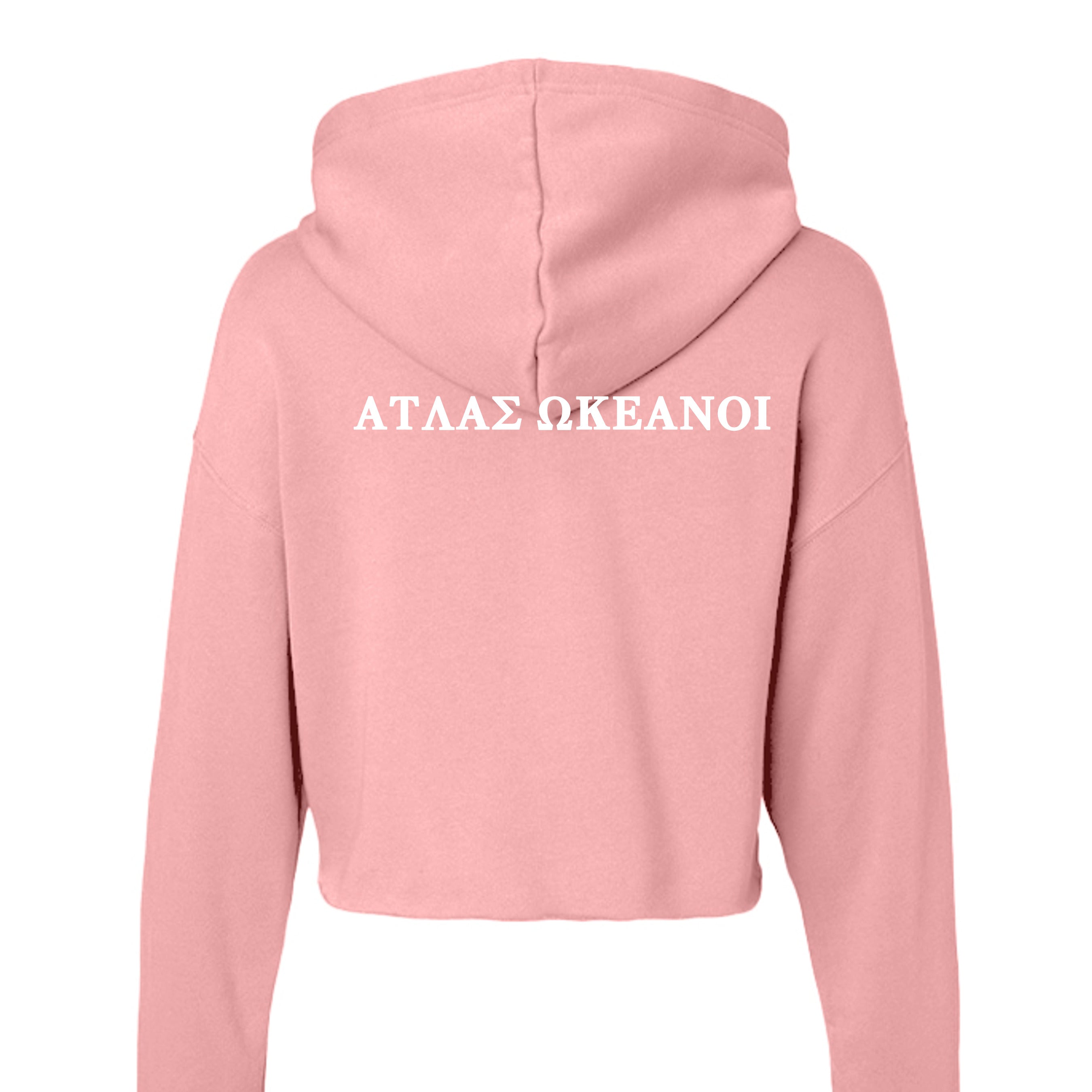 Atlas Oceans Half Chill Origin Hoodie · Coral Blush · Back