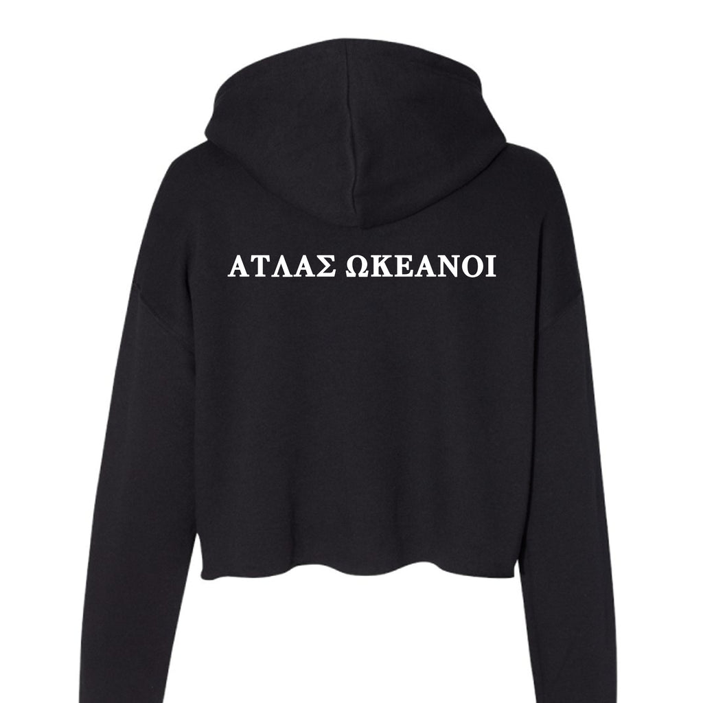 Atlas Oceans Half Chill Origin Hoodie · Midnight Black · Back