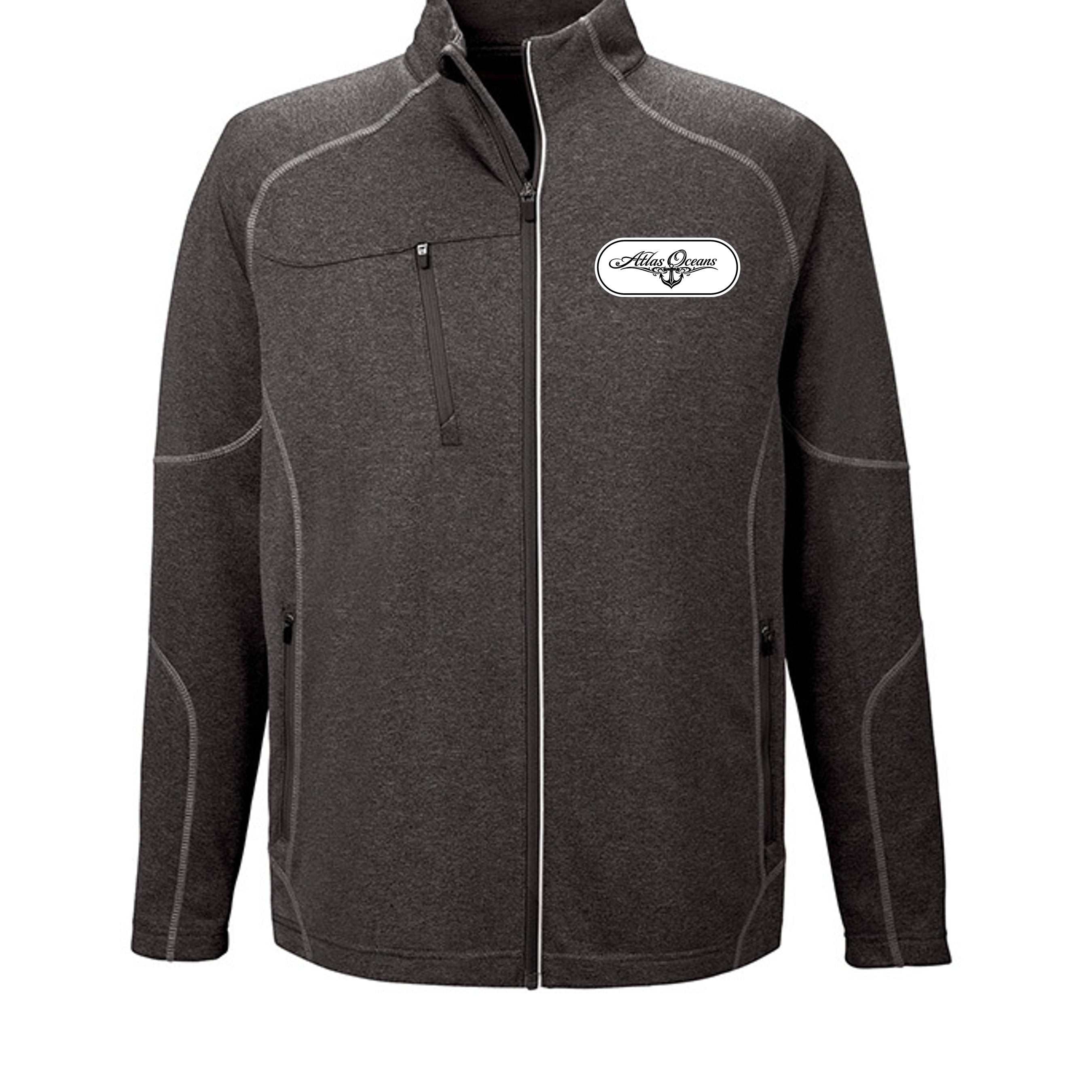 Atlas Oceans Cinema Fleece · Coastal Charcoal · Front