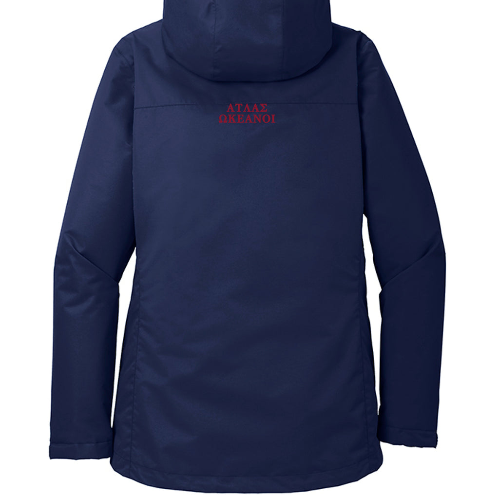 Atlas Oceans Warm Dry Repeat Jacket · Deep Navy · Back