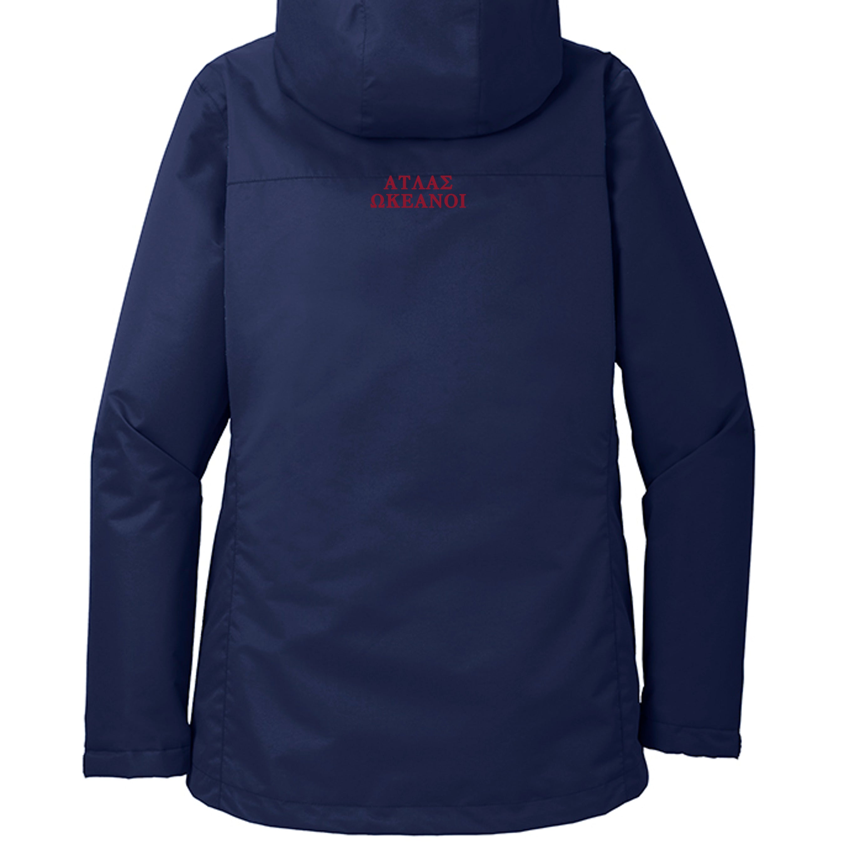 Atlas Oceans Warm Dry Repeat Jacket · Deep Navy · Back