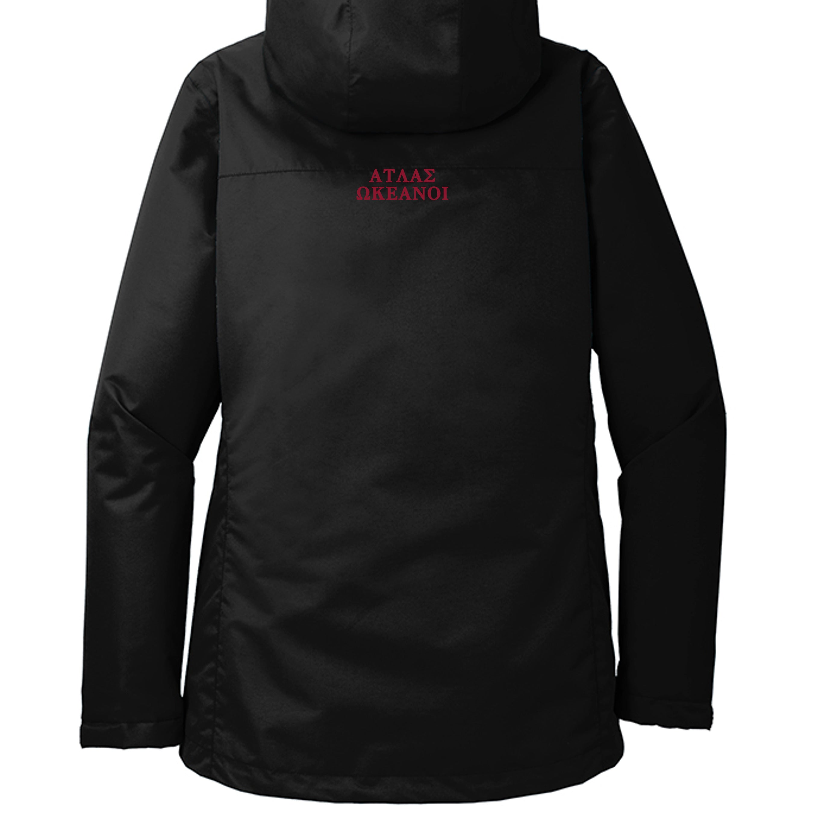 Atlas Oceans Warm Dry Repeat Jacket · Midnight Black · Back