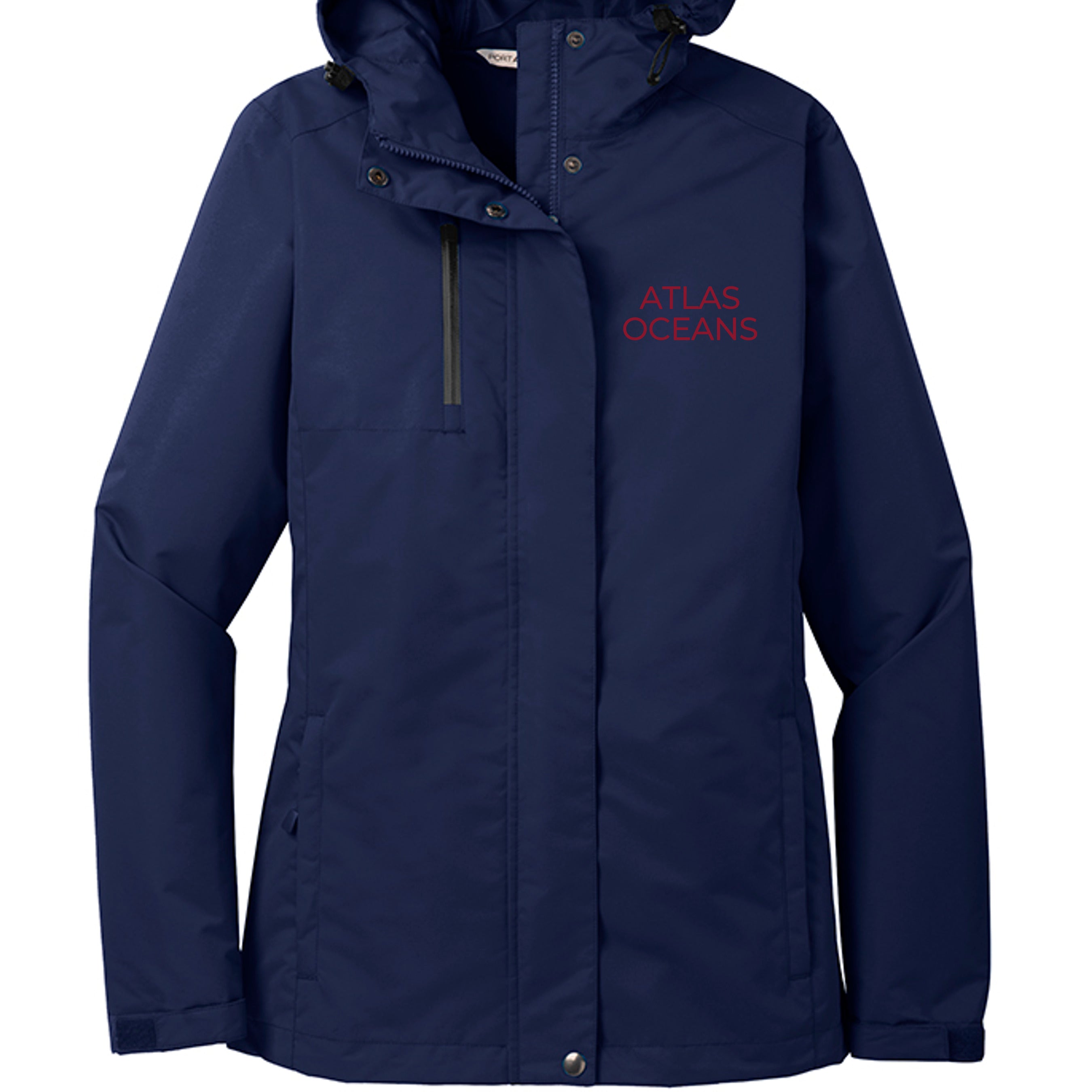 Atlas Oceans Warm Dry Repeat Jacket · Deep Navy · Front