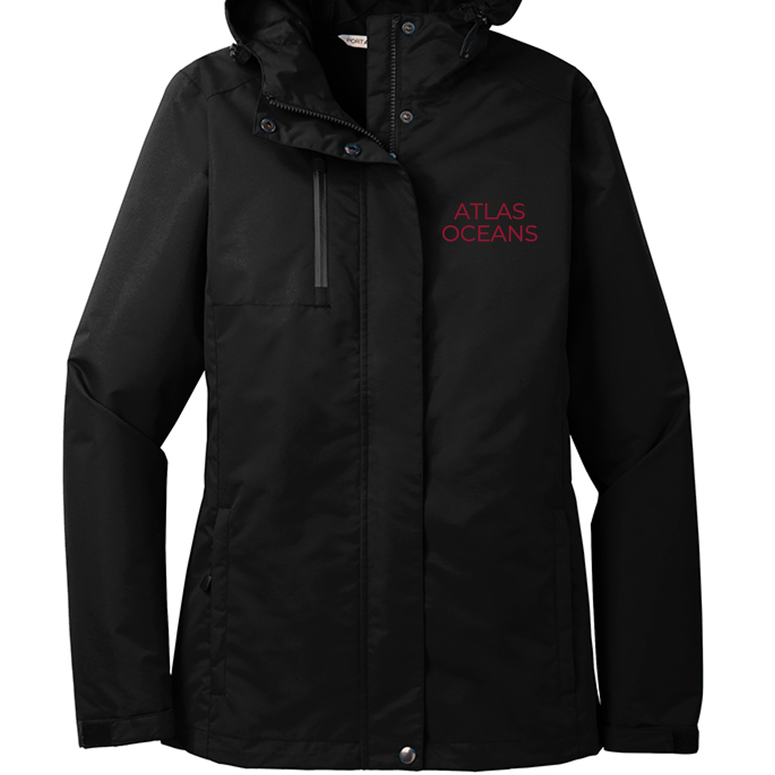 Atlas Oceans Warm Dry Repeat Jacket · Midnight Black · Front