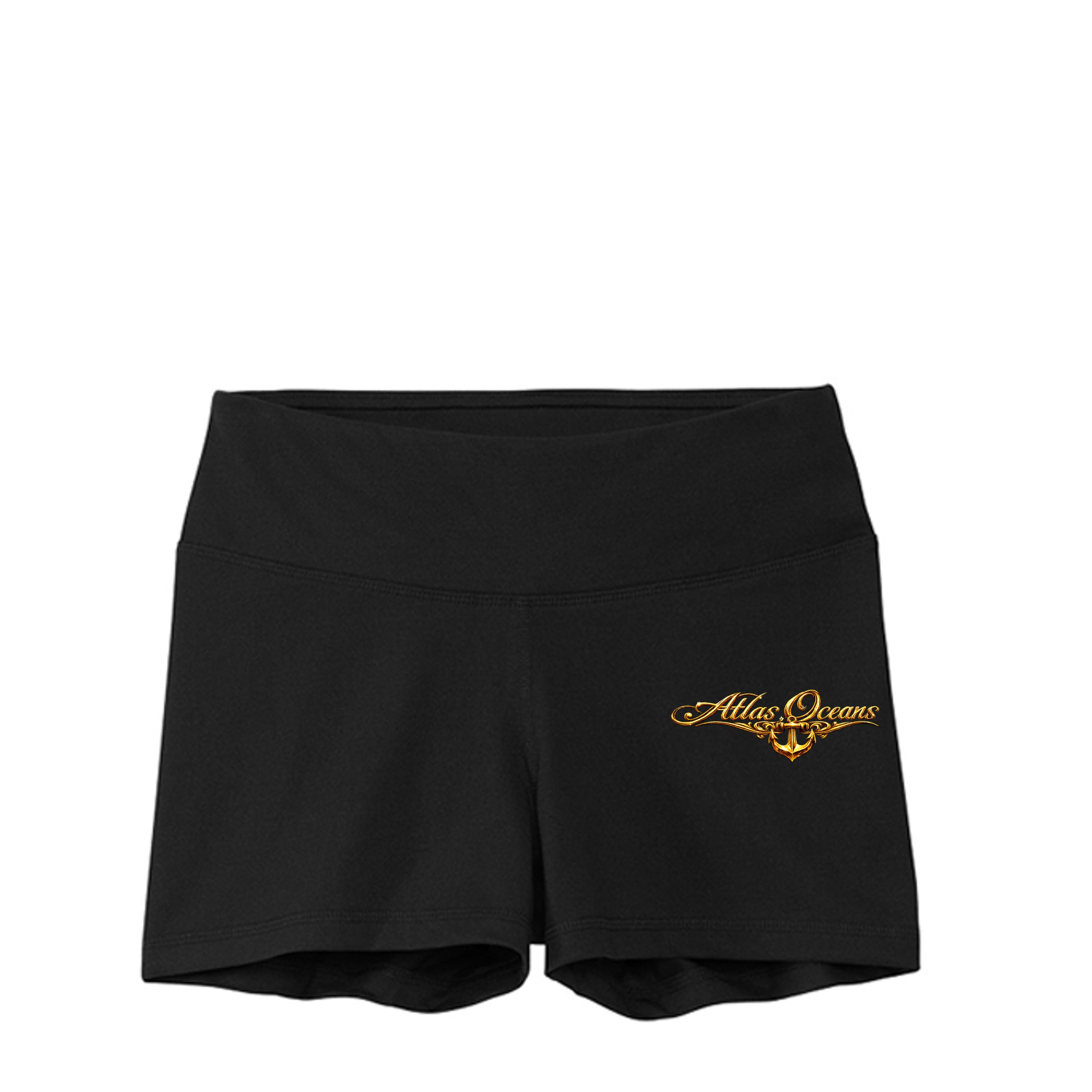 Atlas Oceans Yacht Shorts · Midnight Black · Front
