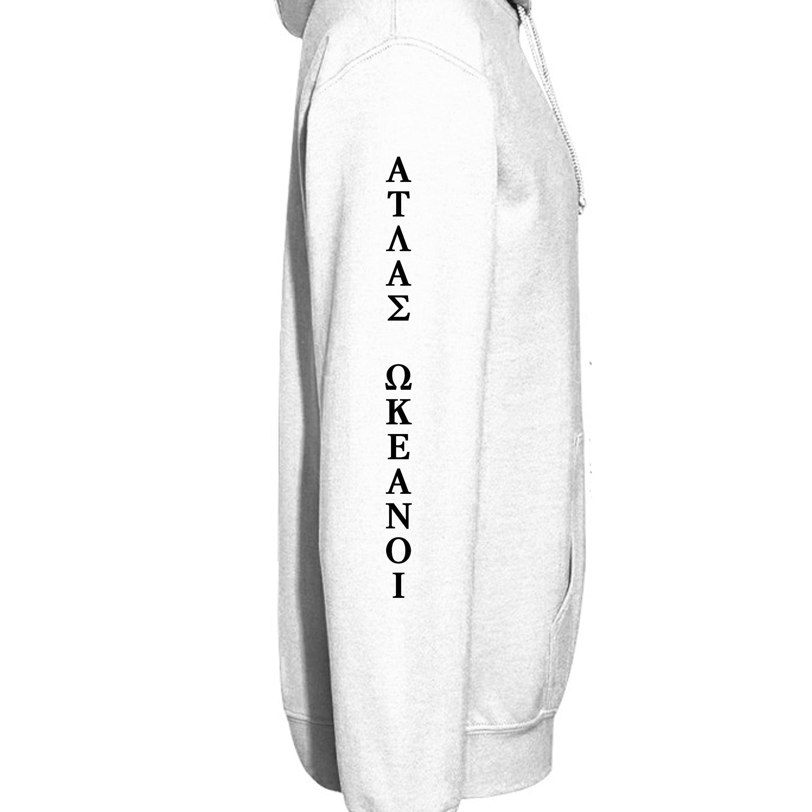 Atlas Oceans Diamond Top · Pearl White · Right Sleeve