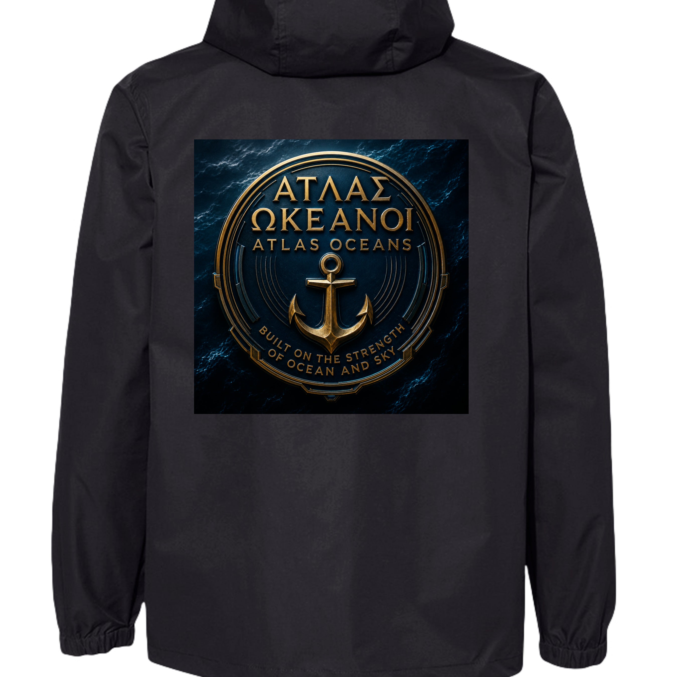 Atlas Oceans Yacht Spec Ops Shell · Midnight Black · Back