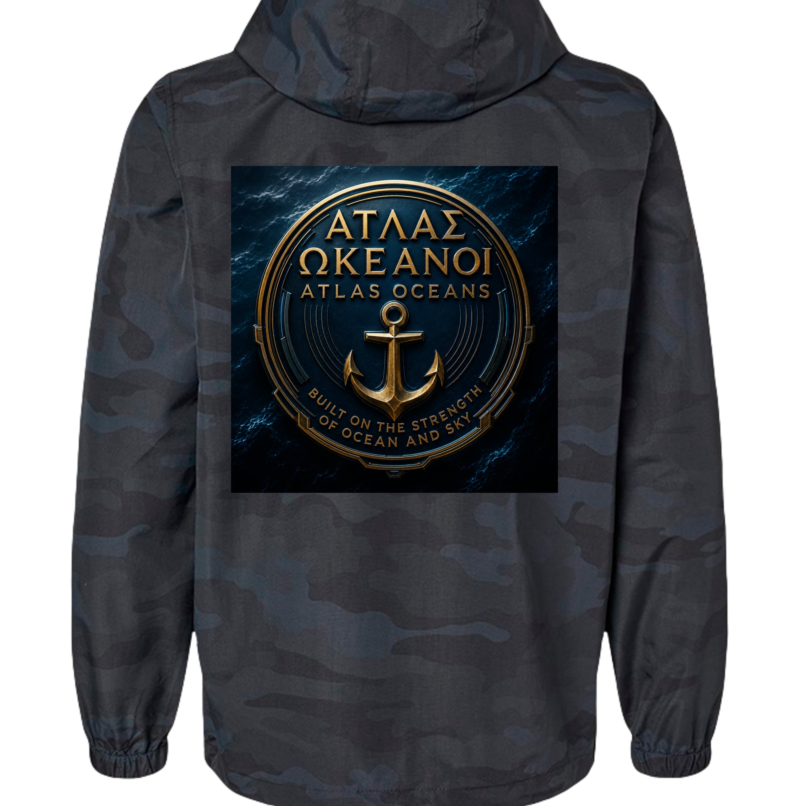 Atlas Oceans Yacht Spec Ops Shell · Black Camo · Back
