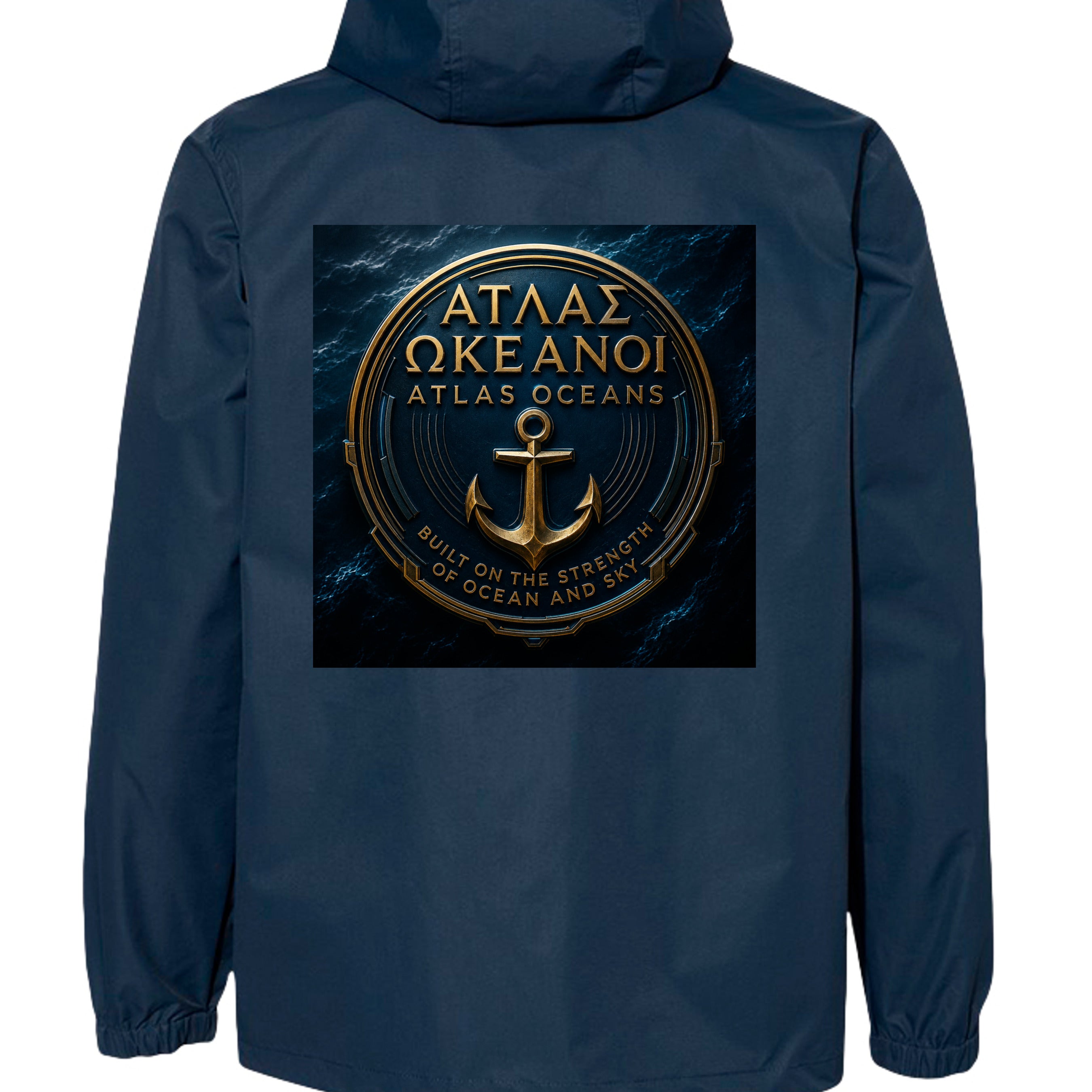 Atlas Oceans Yacht Spec Ops Shell · Deep Navy · Back