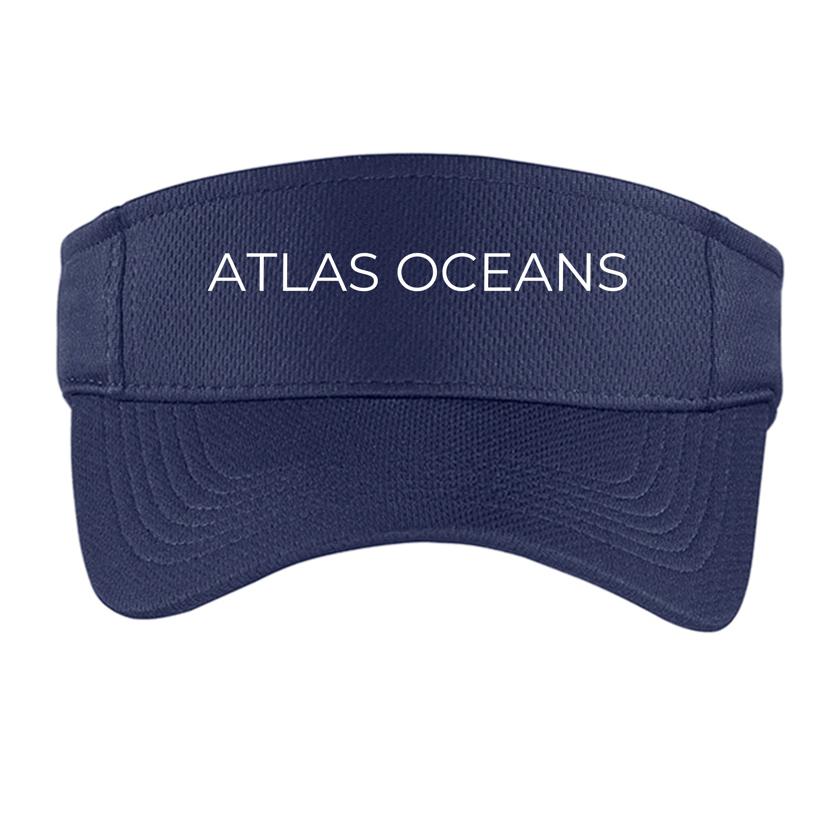Atlas Oceans Volley Deck Visor · Deep Navy · Front