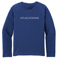 Atlas Oceans Jr Pro Rashguard · Royal Tide · Front