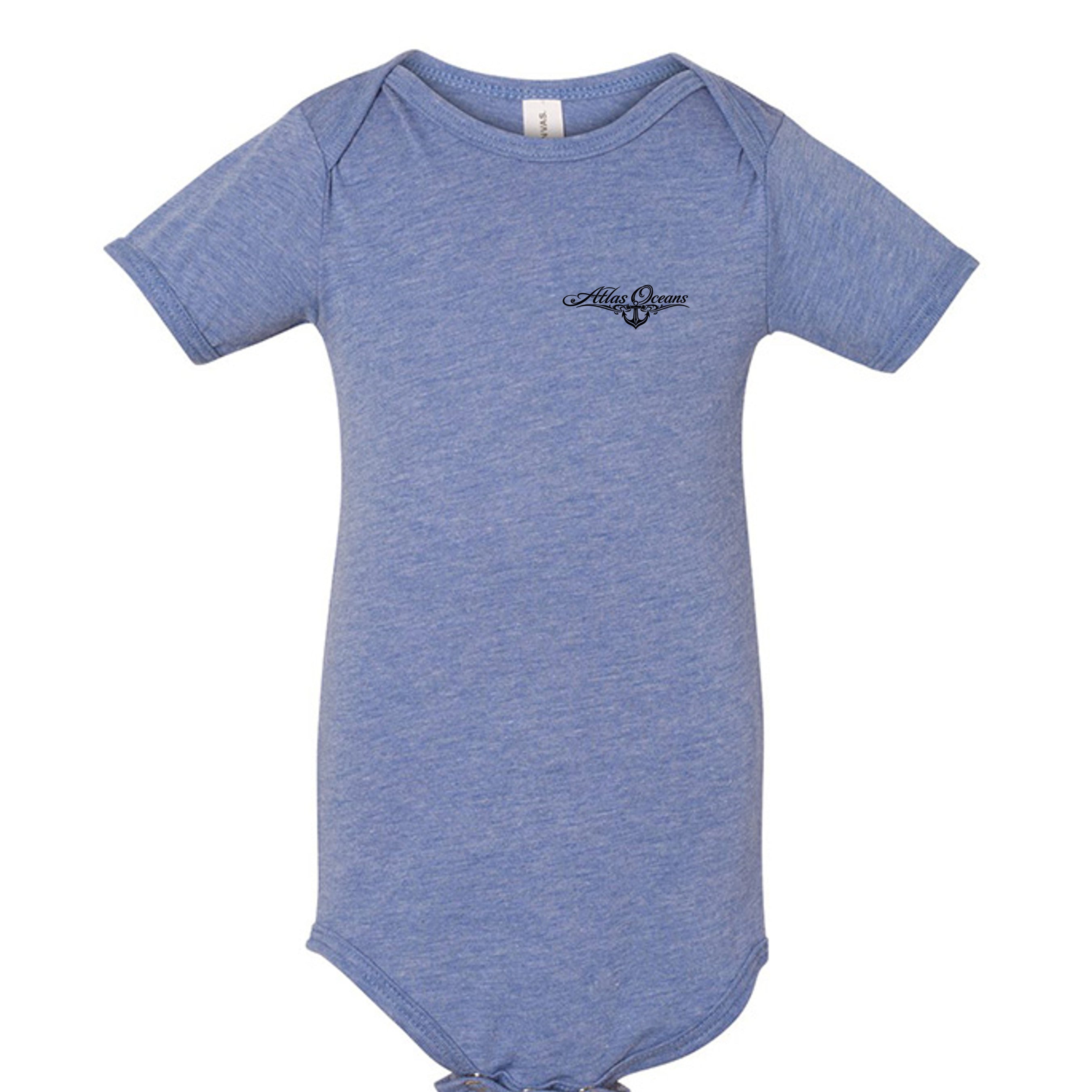Atlas Oceans Captains First One-Piece · Ocean Blue · Front