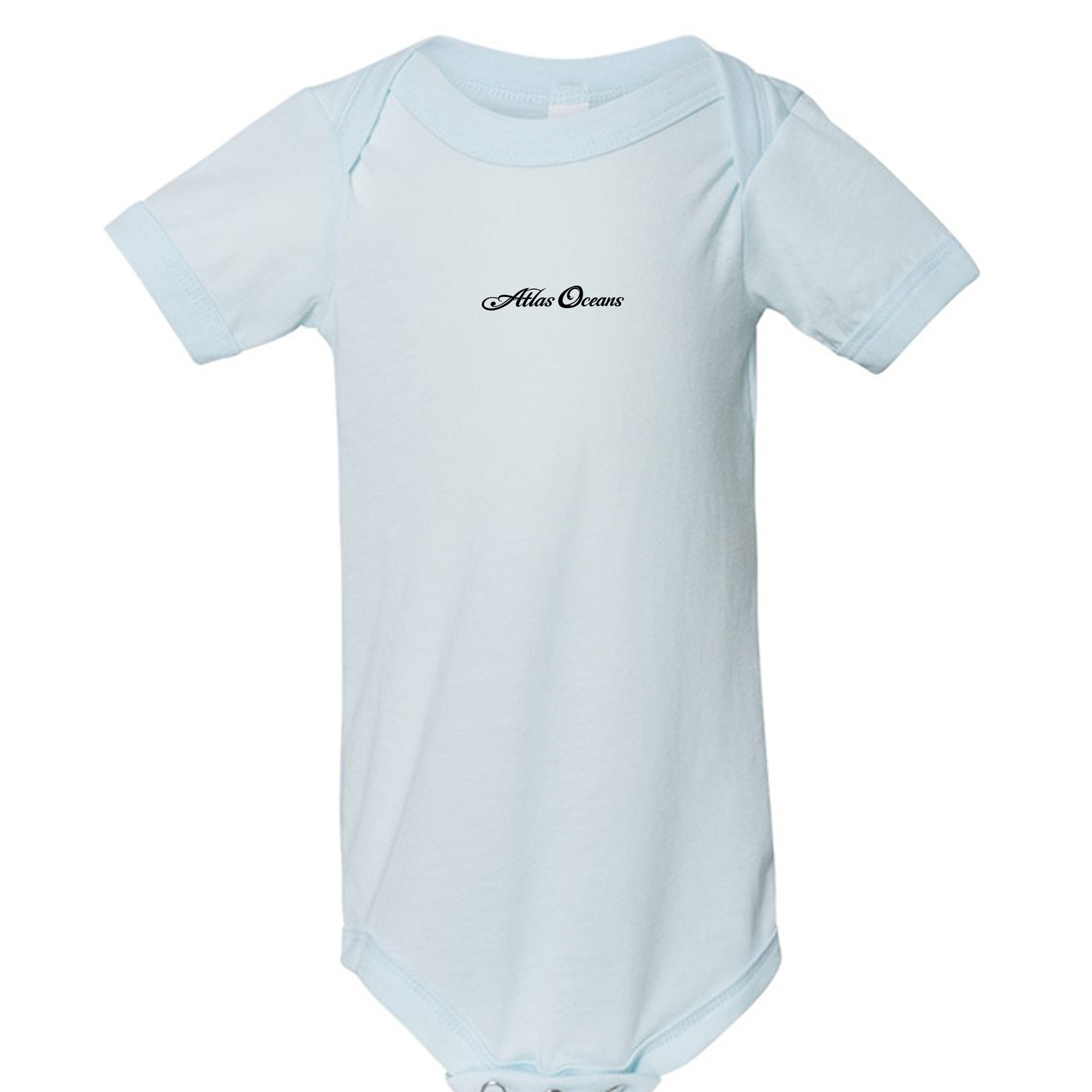Atlas Oceans First Baby One-Piece · Tide Pool · Front