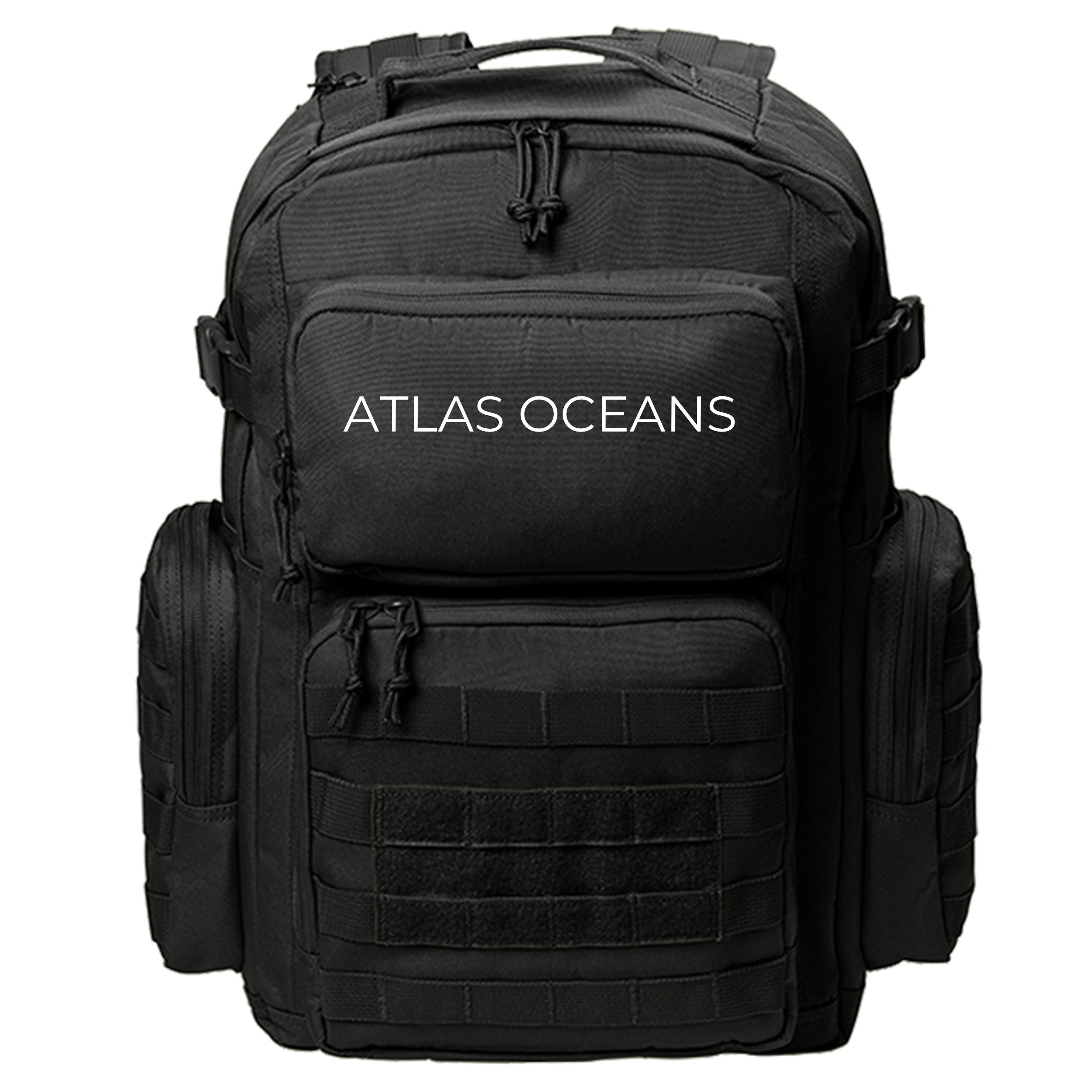 Atlas Oceans Tactical Yacht Bag · Midnight Black · Front