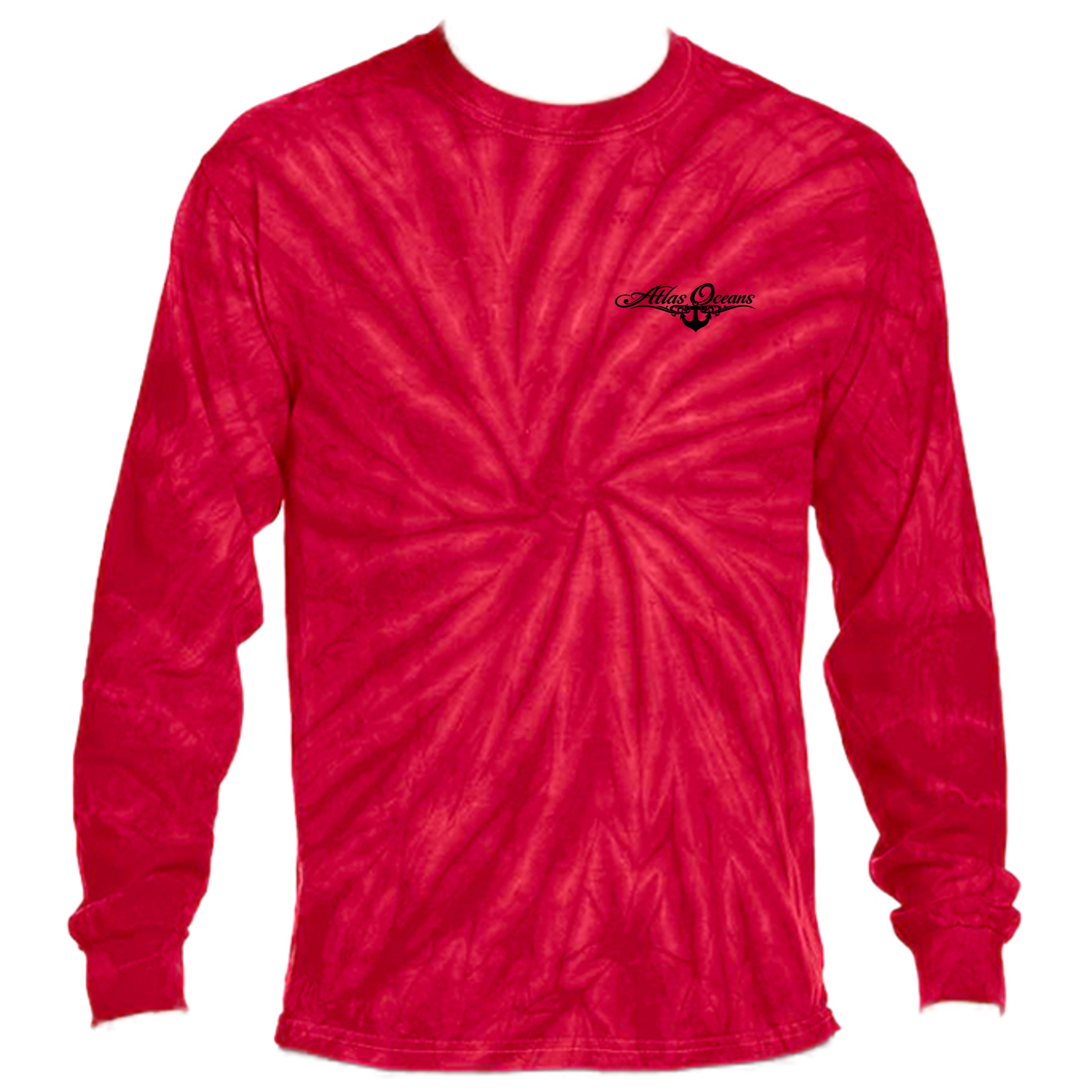 Atlas Oceans Orion Nights Long Sleeve Tee · Reef Red · Front
