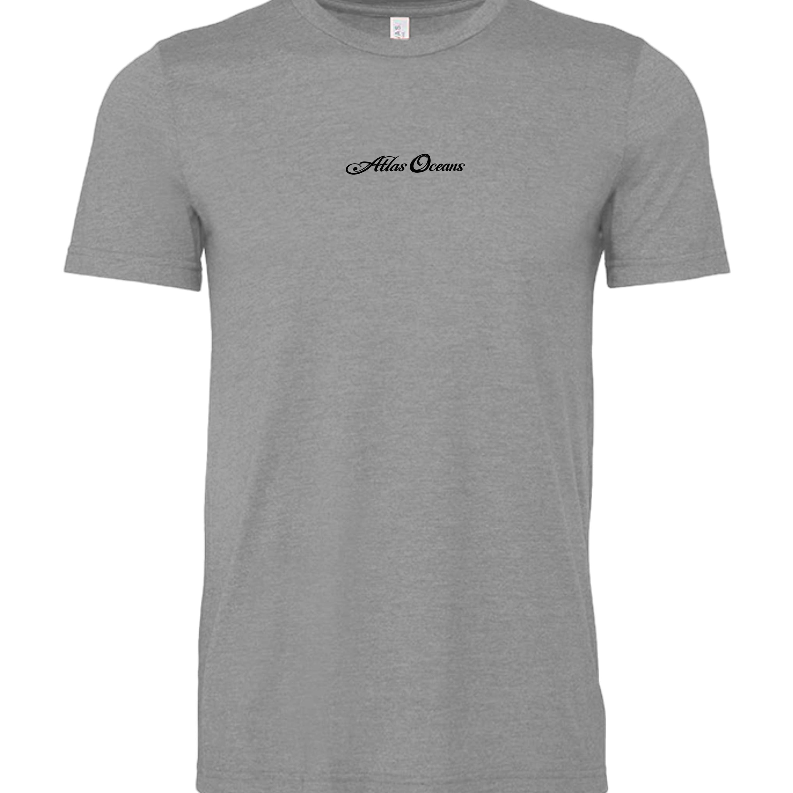 Atlas Oceans Neutral Tee · Seal Grey · Front