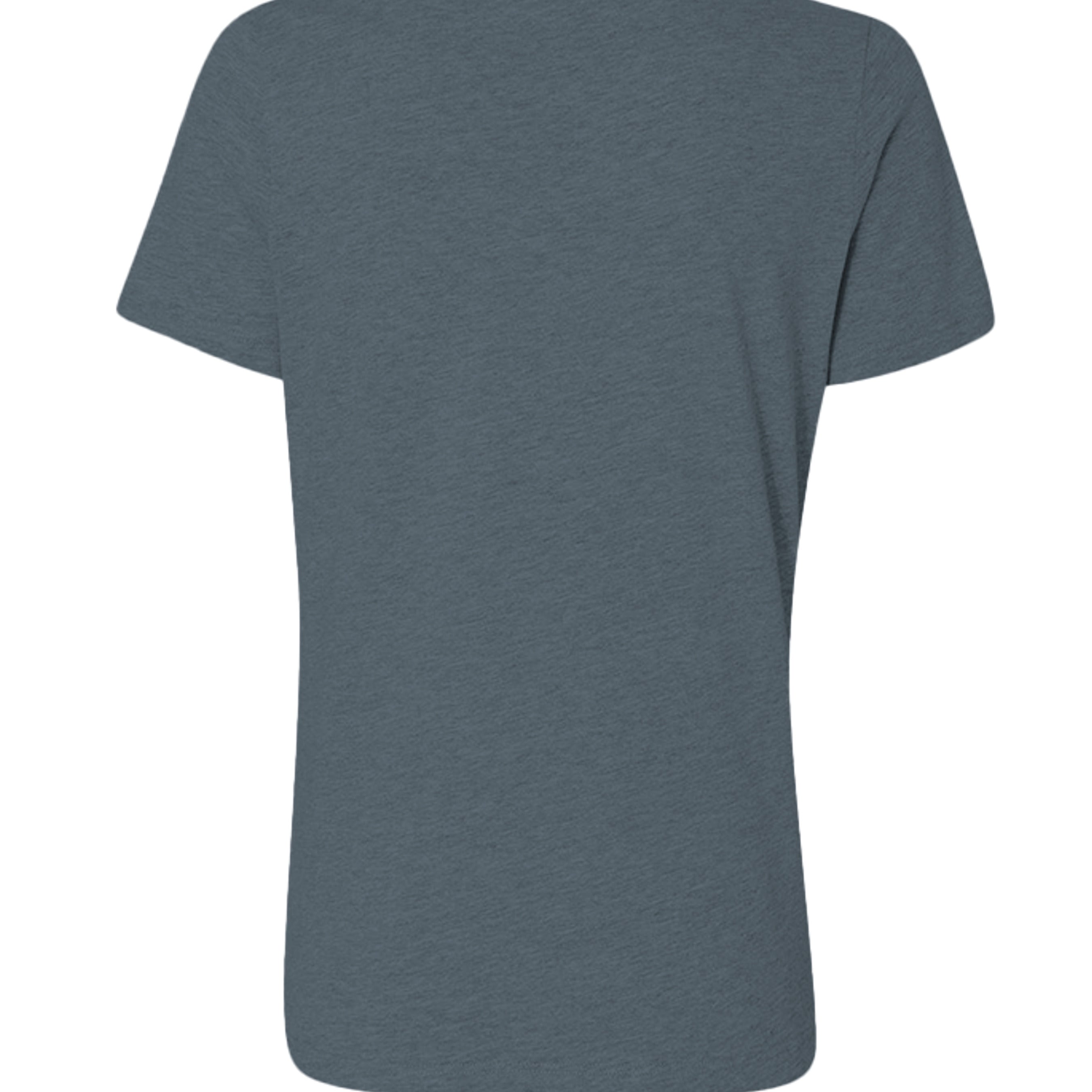 Atlas Oceans Brie V Tee · Gunmetal Bay · Back
