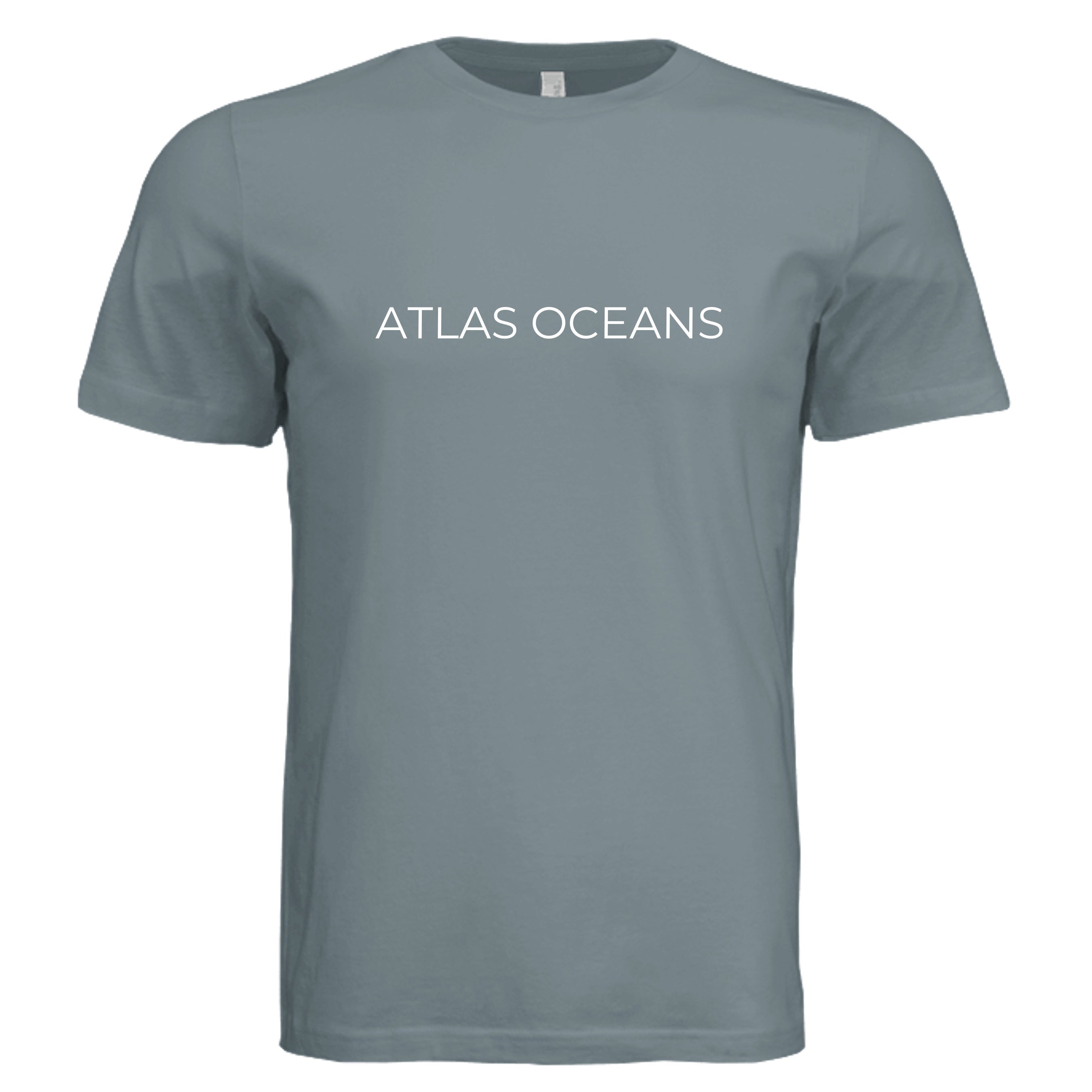 Atlas Oceans Va Ca Wave Tee · Blue Storm · Front