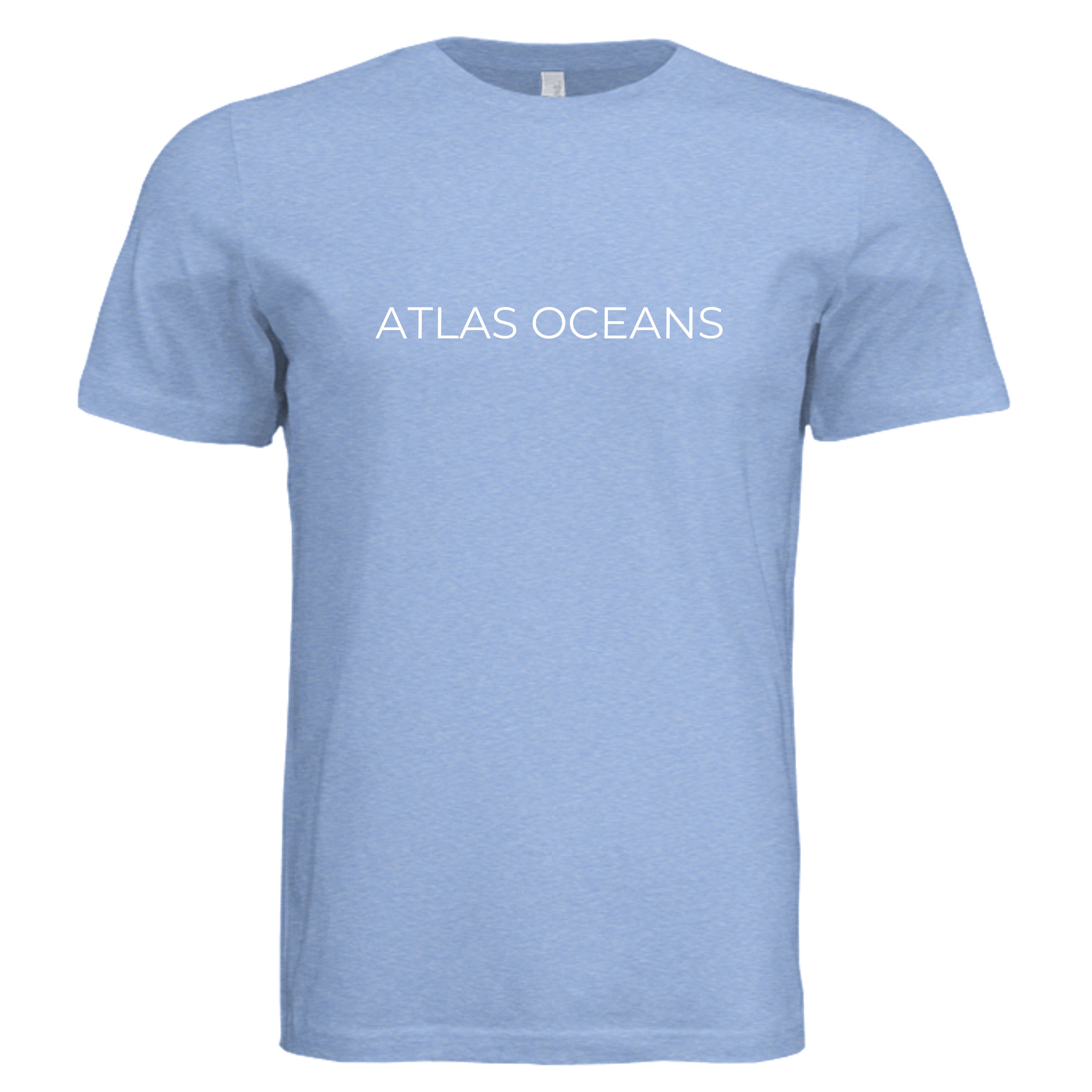Atlas Oceans Va Ca Wave Tee · Ocean Blue · Front