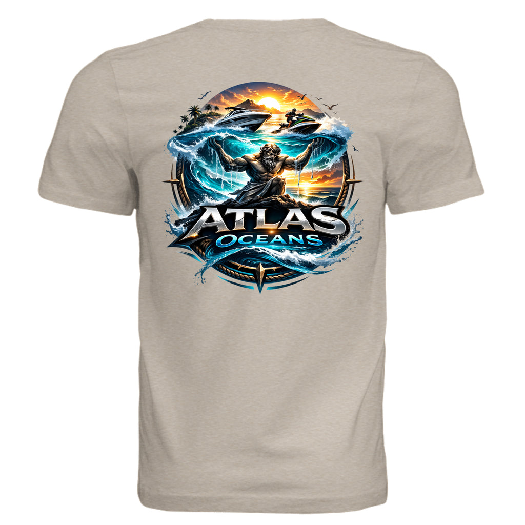 Atlas Oceans On Earth Tee · Sand Dune · Back