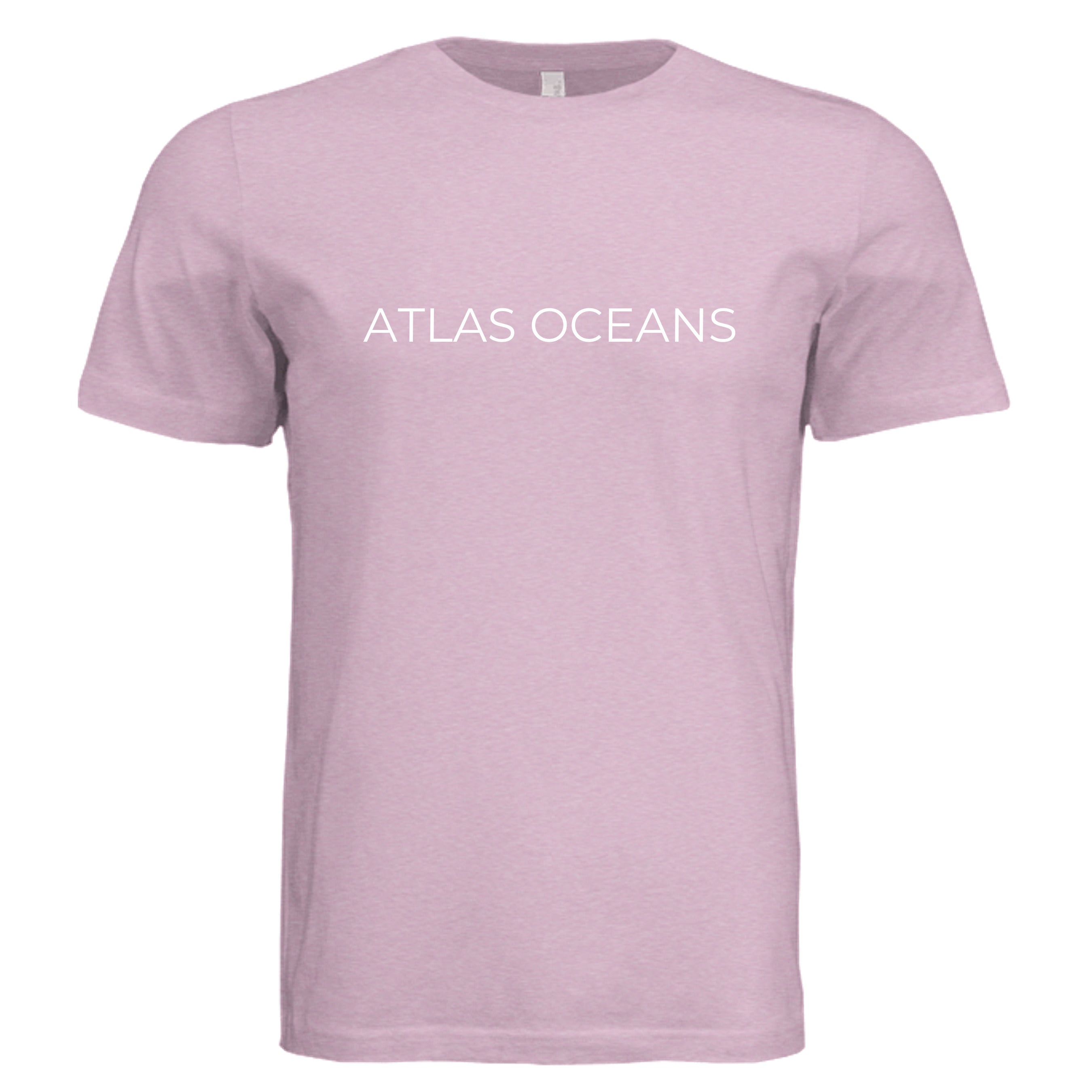 Atlas Oceans On Earth Tee · Lavender Drift · Front