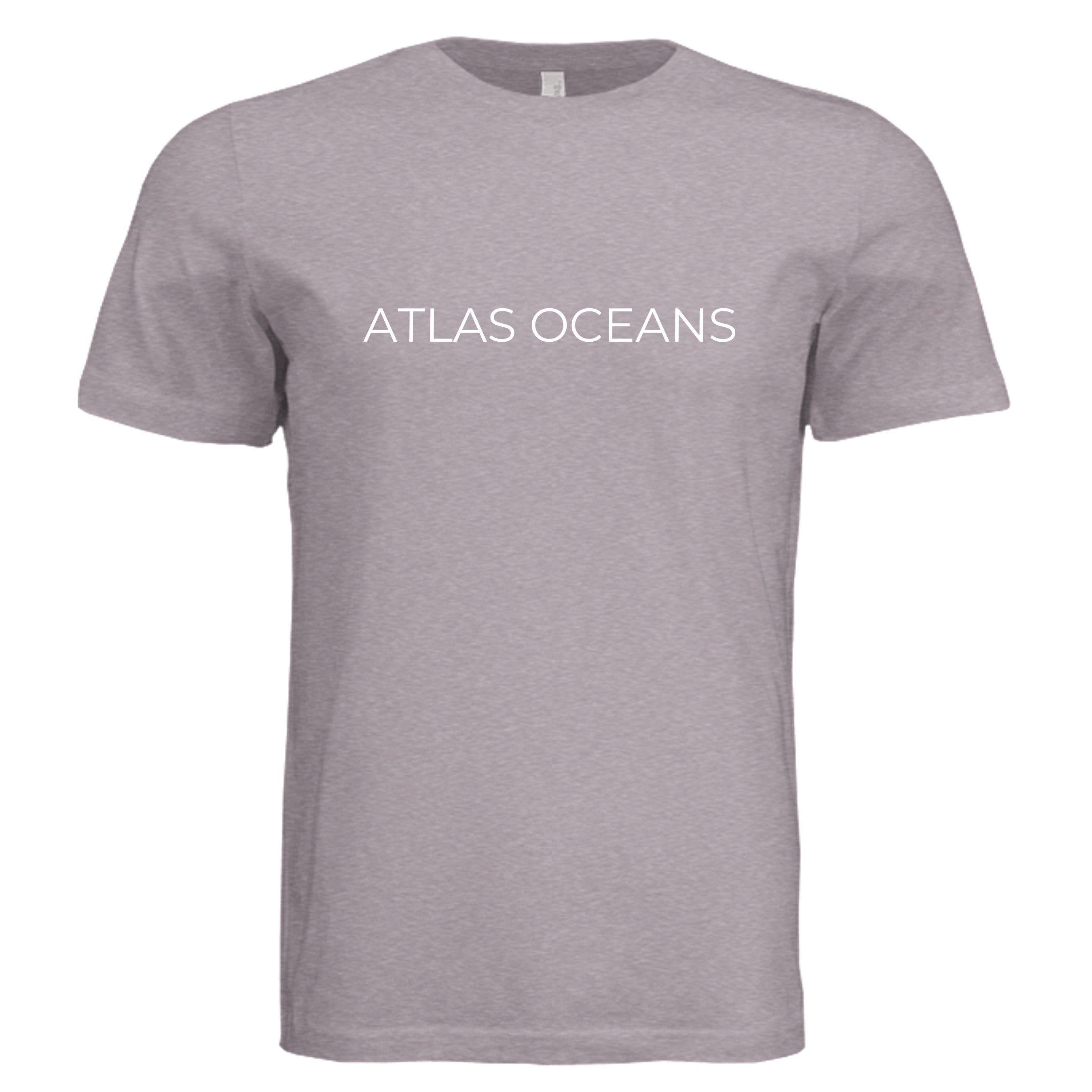 Atlas Oceans On Earth Tee · Pebble Shore · Front