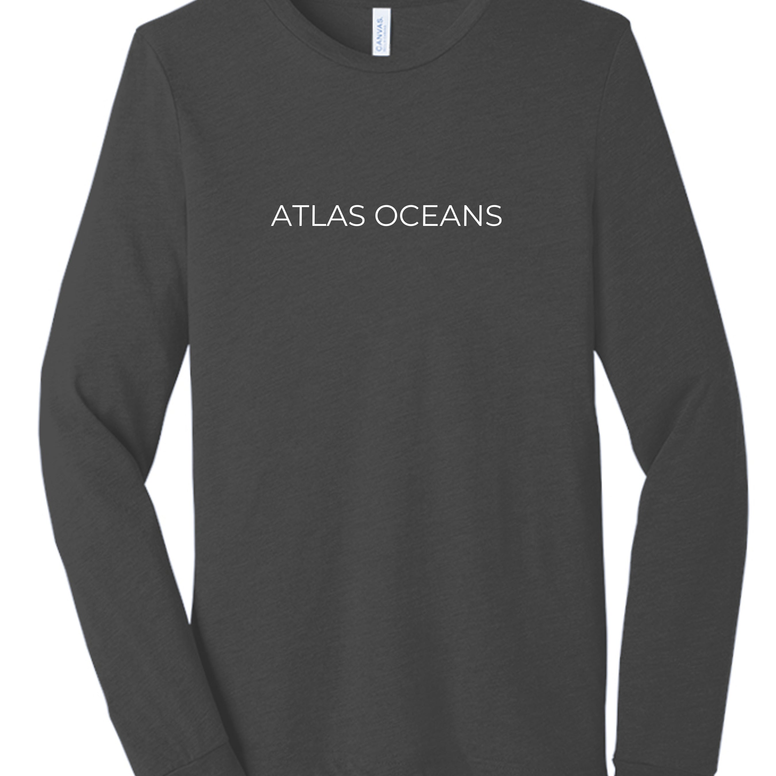 Atlas Oceans Earth Skyline Sleeve · Coastal Charcoal · Front
