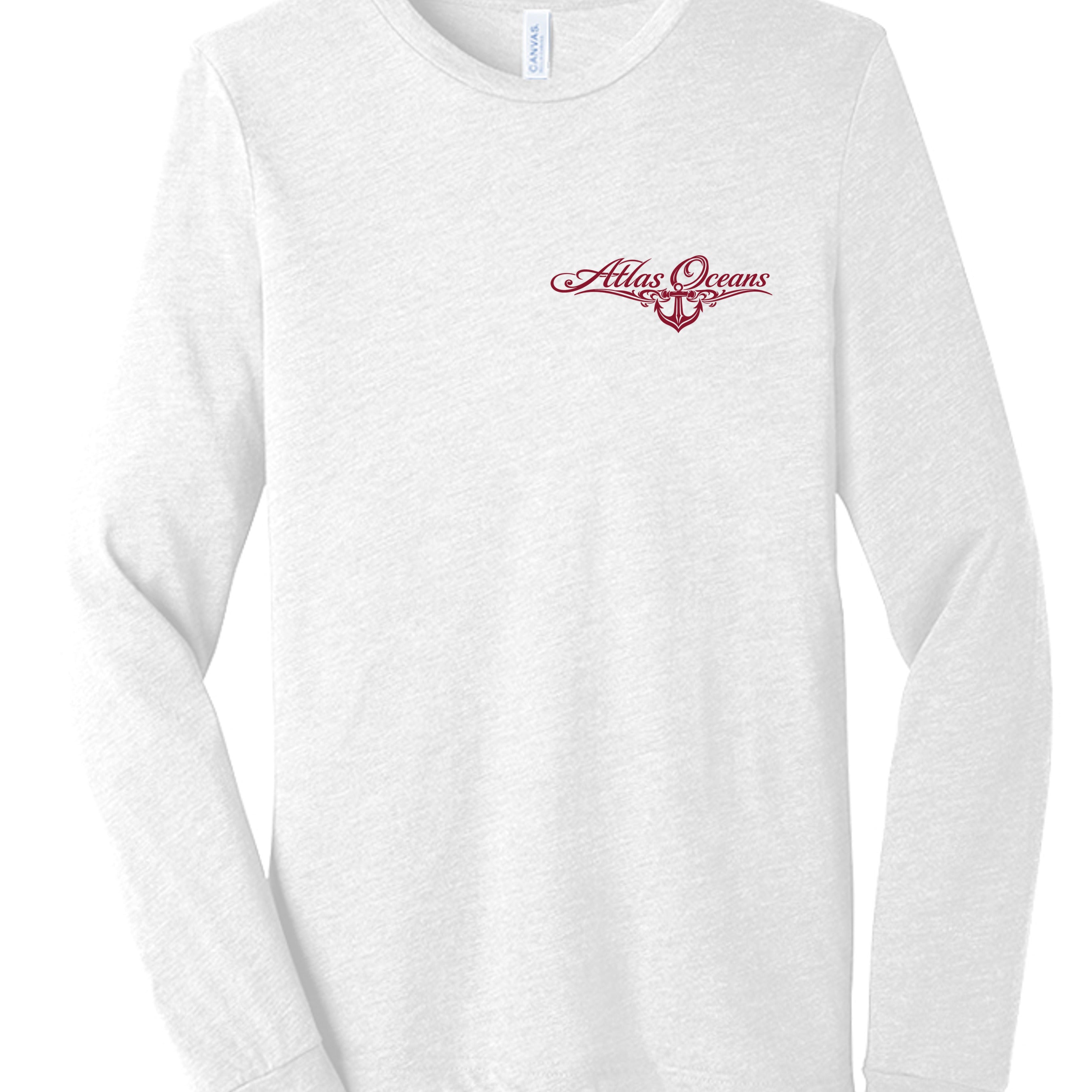 Atlas Oceans Signature Sleeve · Pearl White · Front