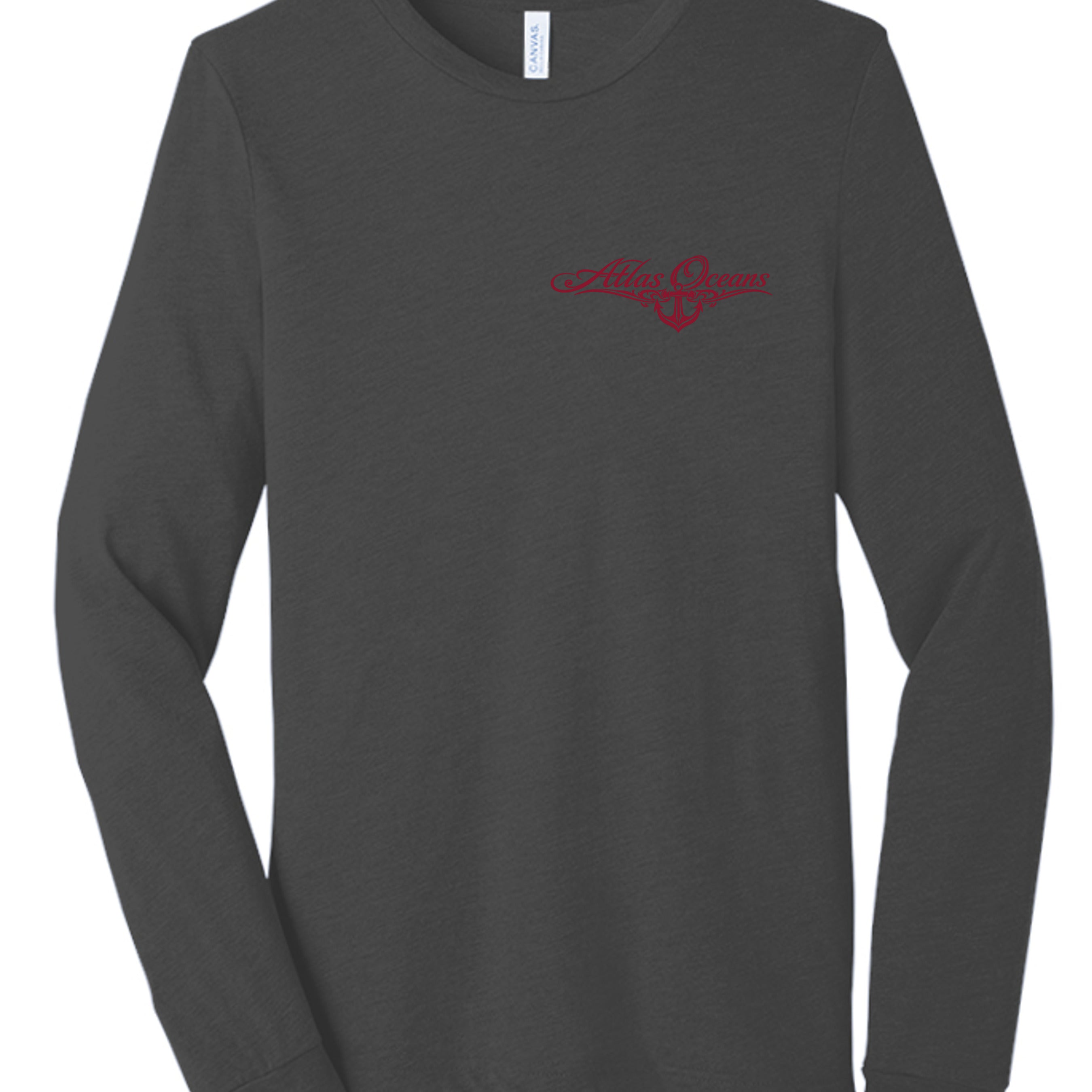 Atlas Oceans Signature Sleeve · Coastal Charcoal · Front