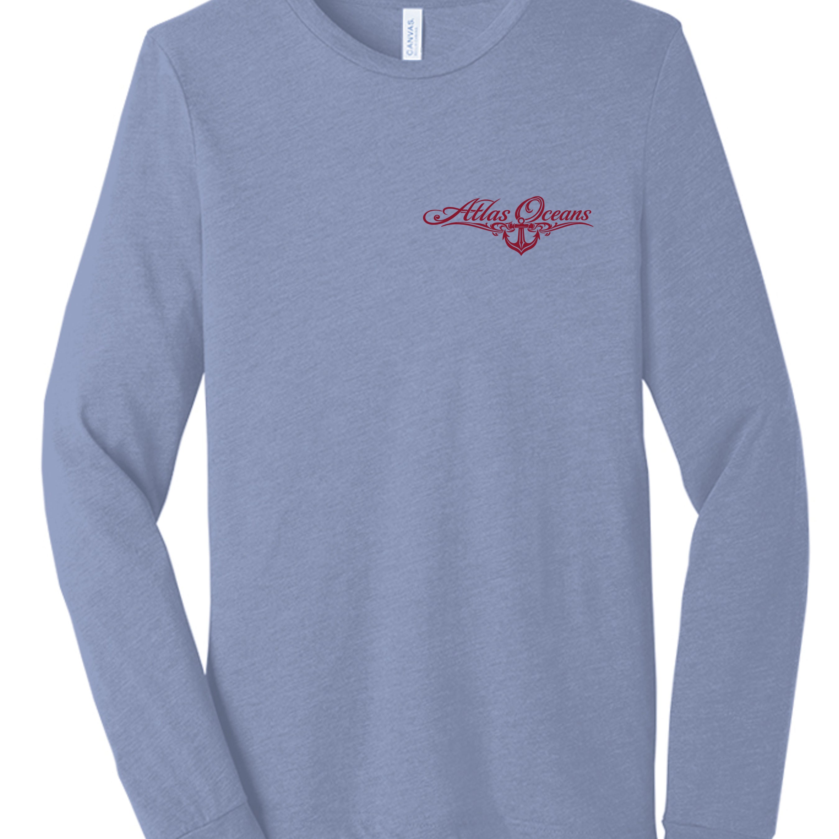 Atlas Oceans Signature Sleeve · Ocean Blue · Front