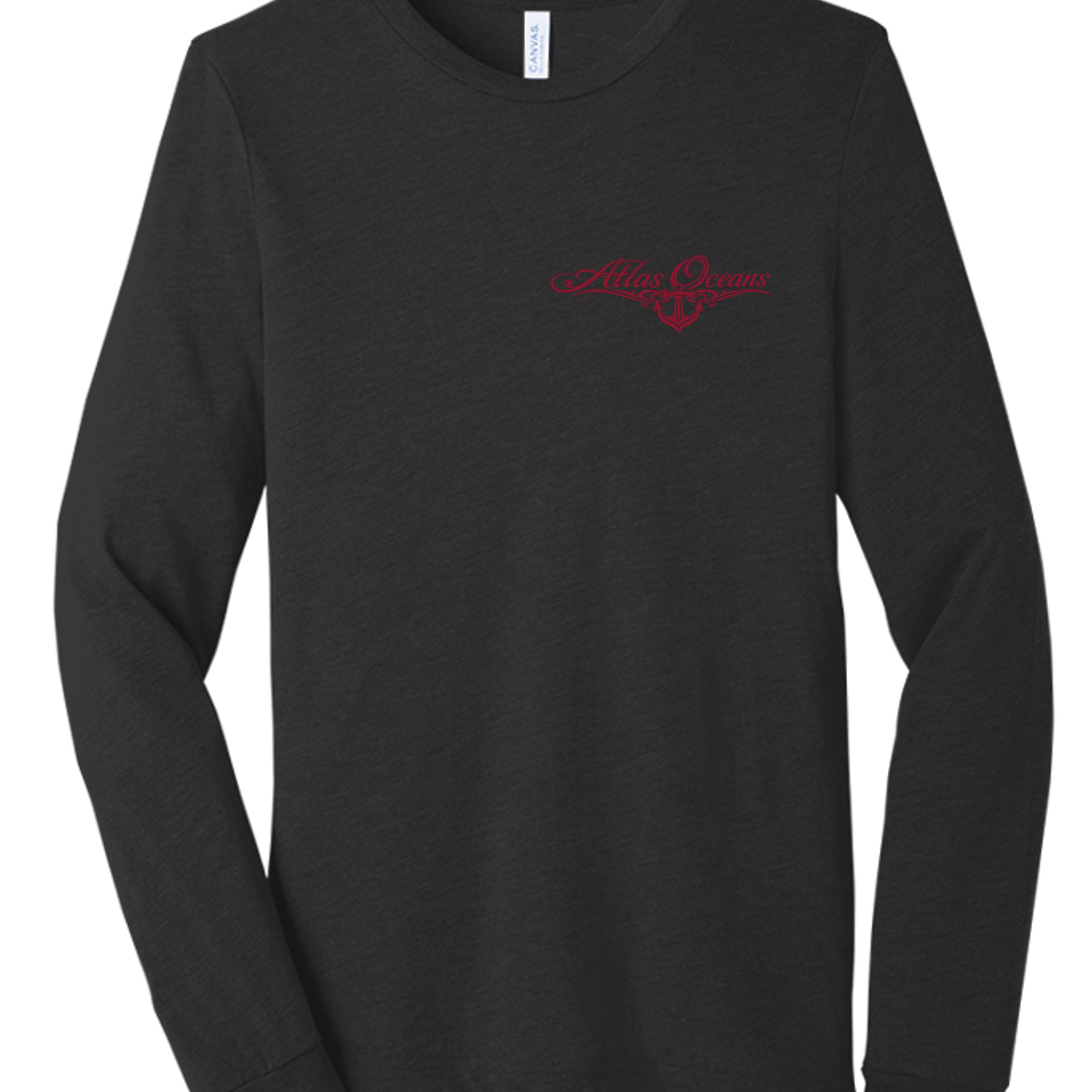 Atlas Oceans Signature Sleeve · Midnight Black · Front