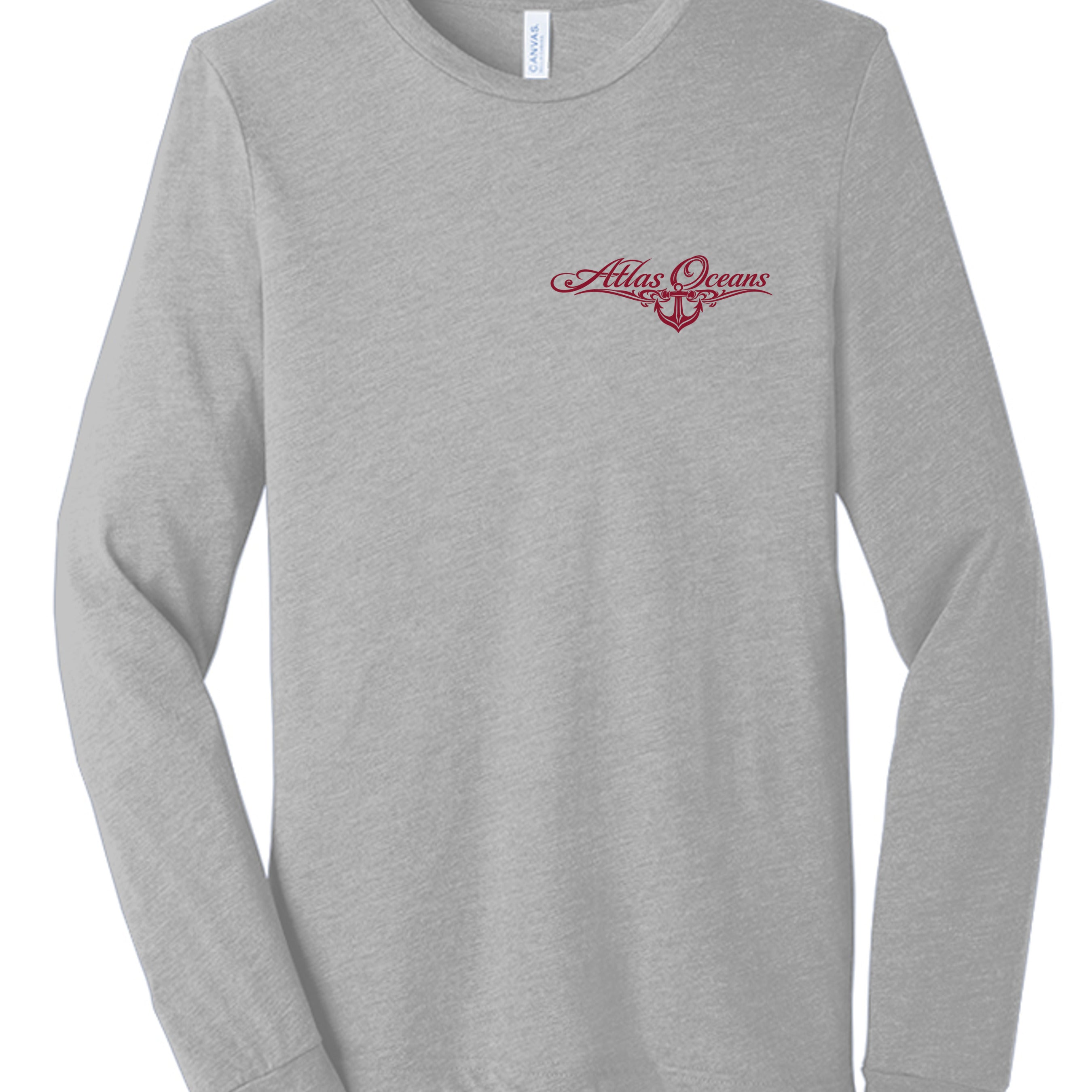 Atlas Oceans Signature Sleeve · Seal Grey · Front