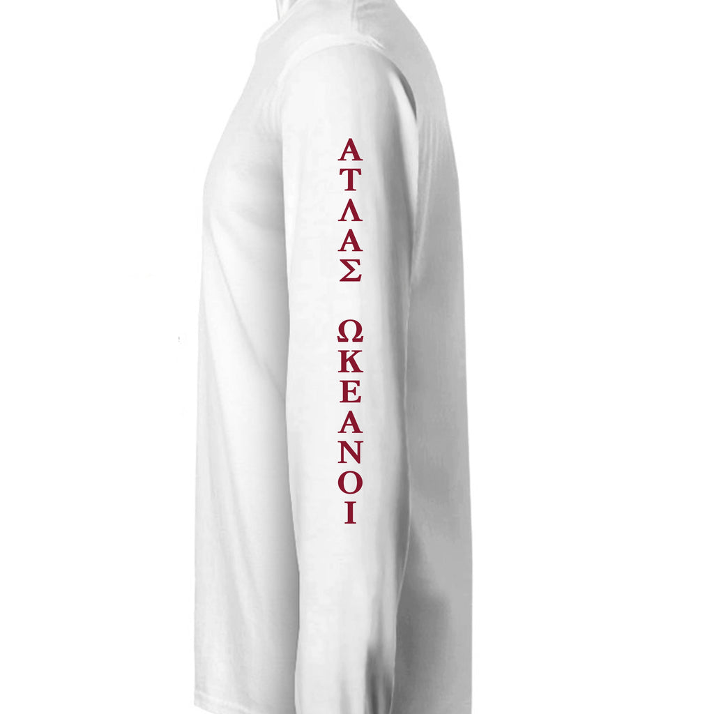 Atlas Oceans Signature Sleeve · Pearl White · Sleeve Left