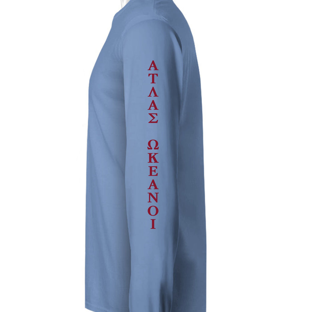 Atlas Oceans Signature Sleeve · Ocean Blue · Sleeve Left