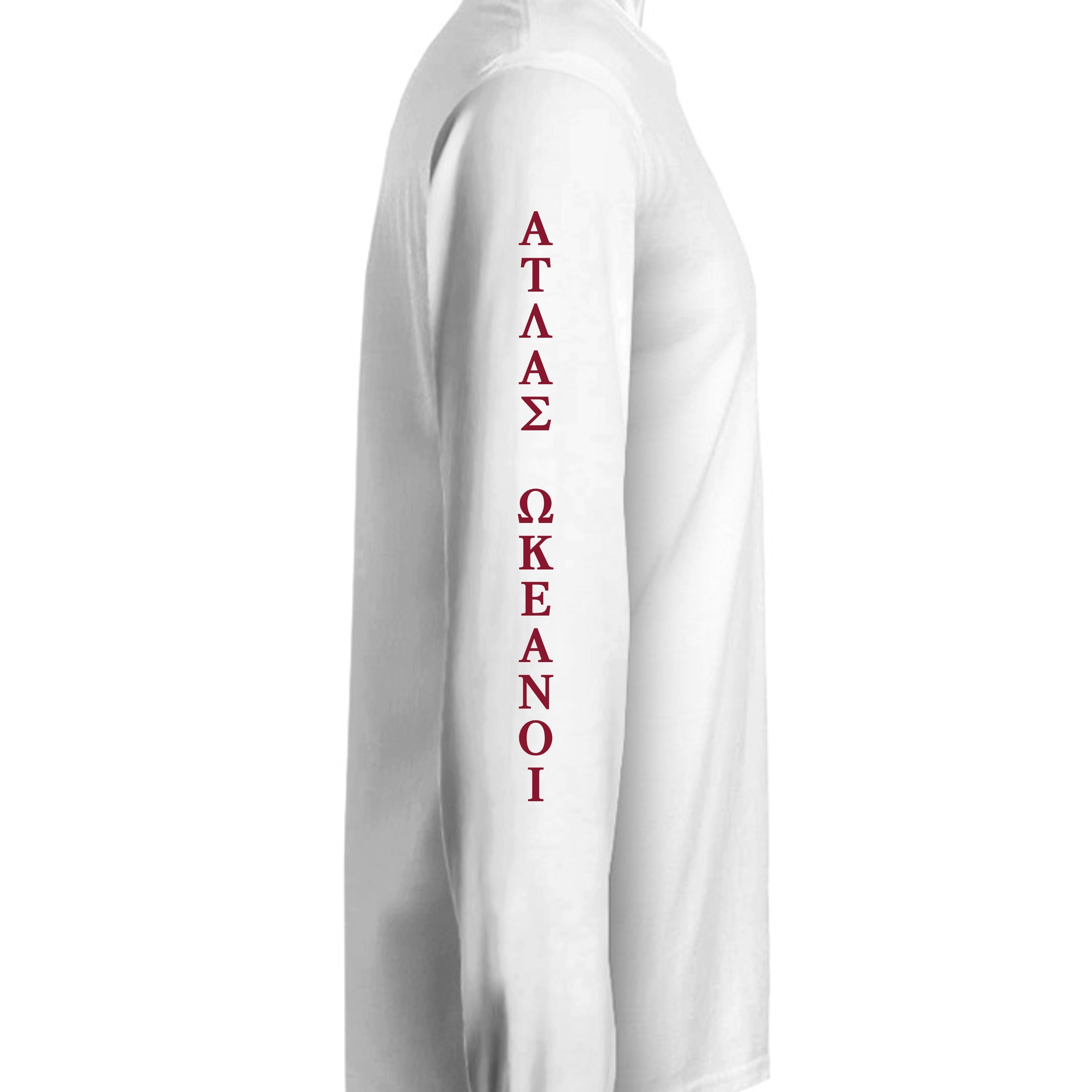 Atlas Oceans Signature Sleeve · Pearl White · Sleeve Right